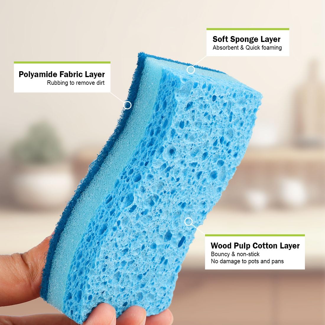 Sponges Kitchen (24 Count)