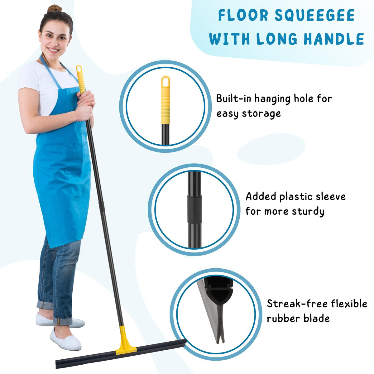Floor Squeegee for Concrete