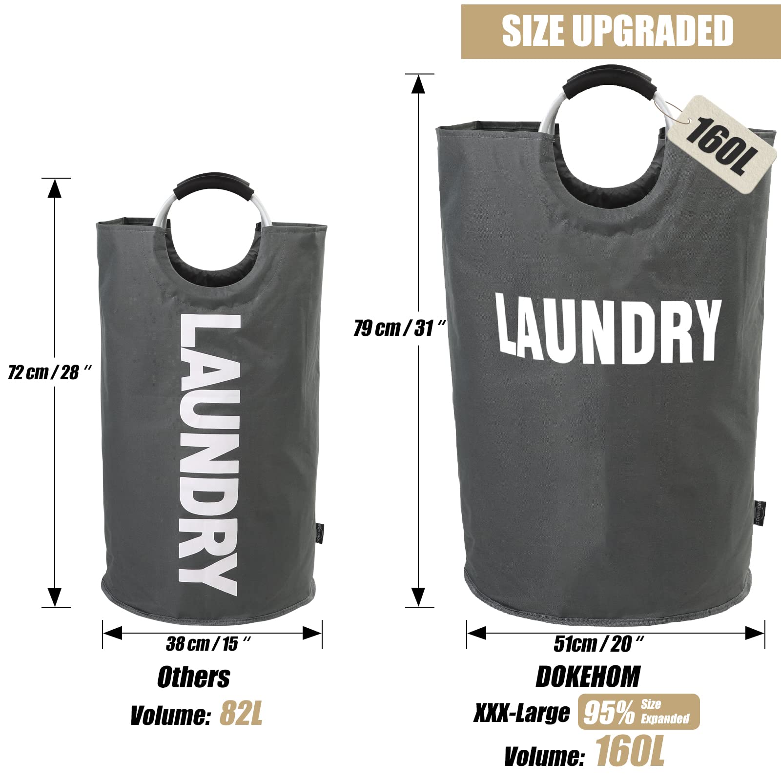 160L XX Large Laundry Basket - ModHome Supplies