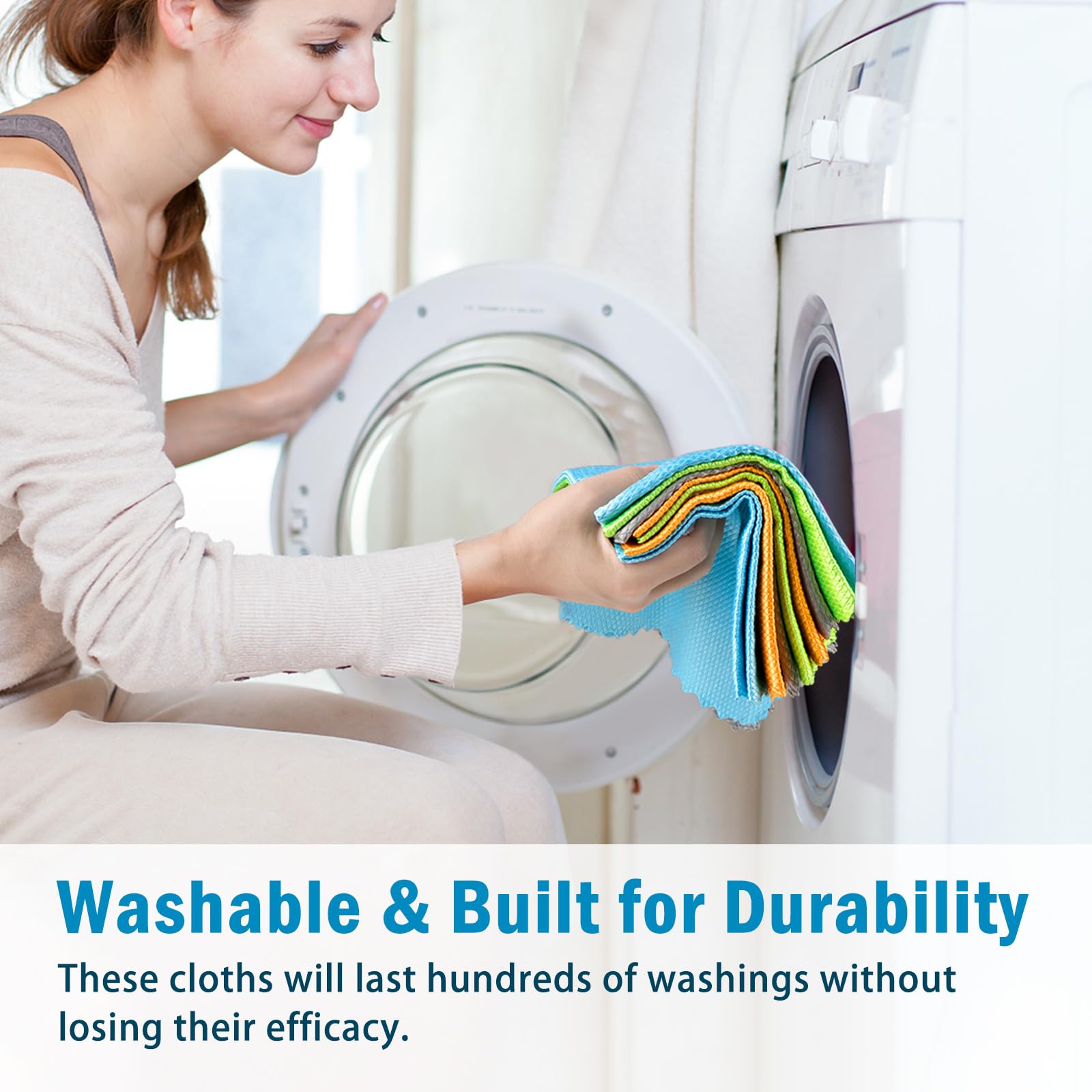 Microfiber Glass Cleaning Cloths (8 Count)
