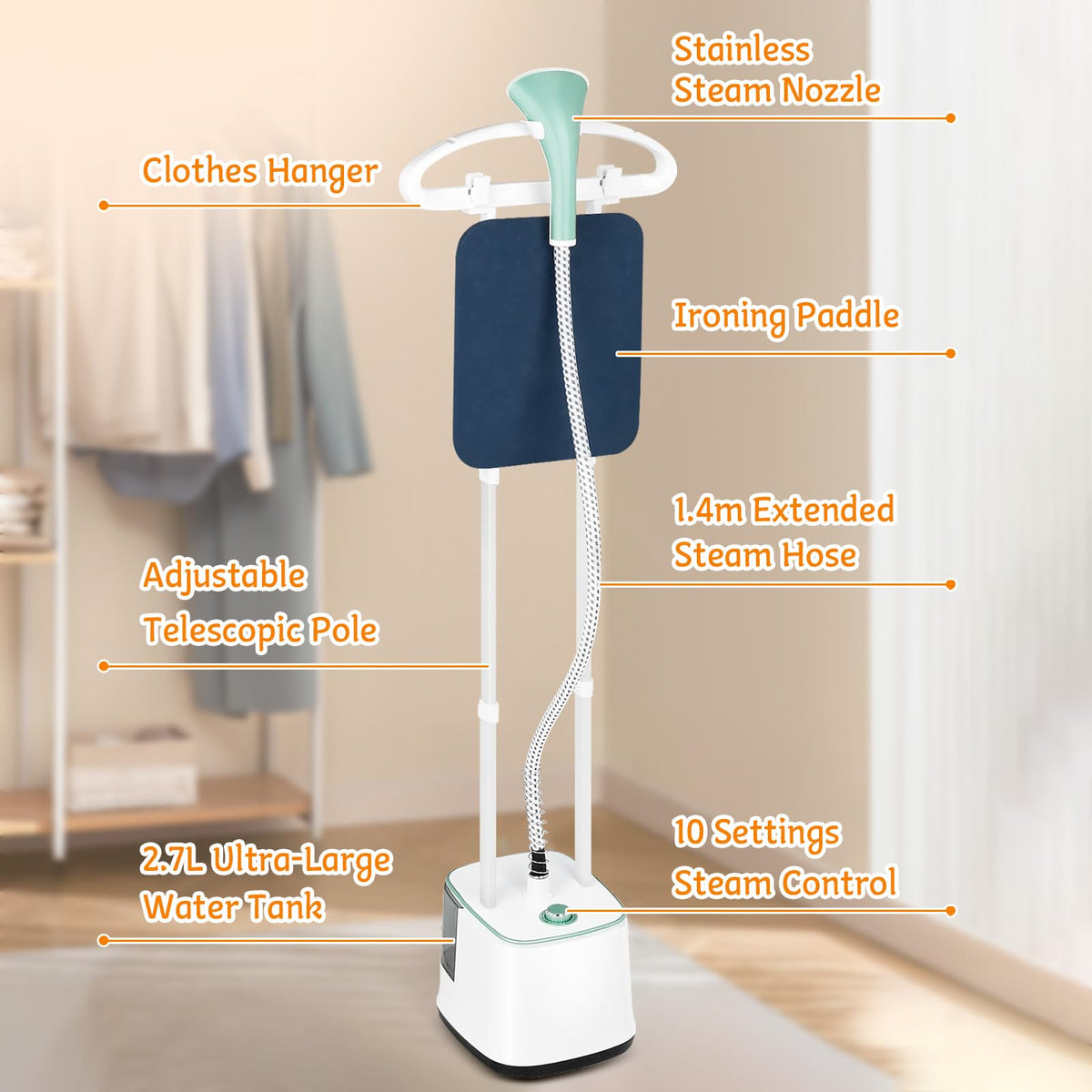 Standing Garment Steamer
