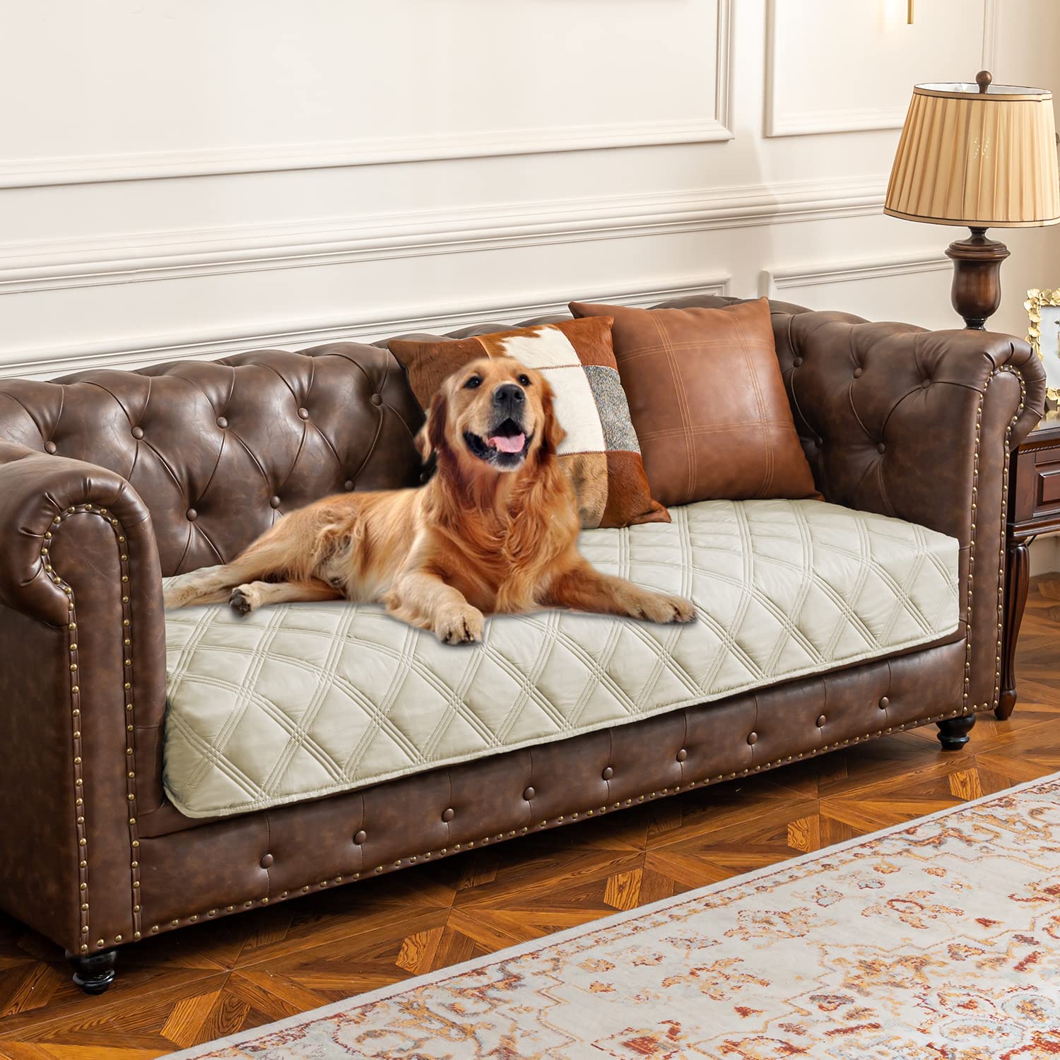 Waterproof Dog Bed Cover Pet Blanket with Anti