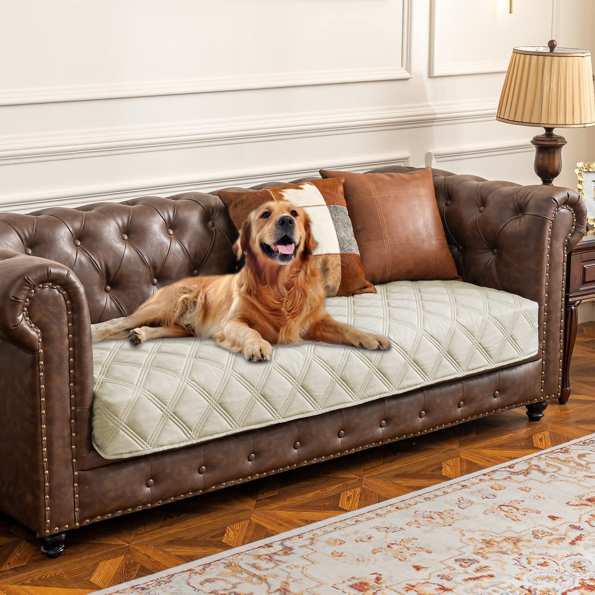 Waterproof Dog Bed Cover Pet Blanket with Anti
