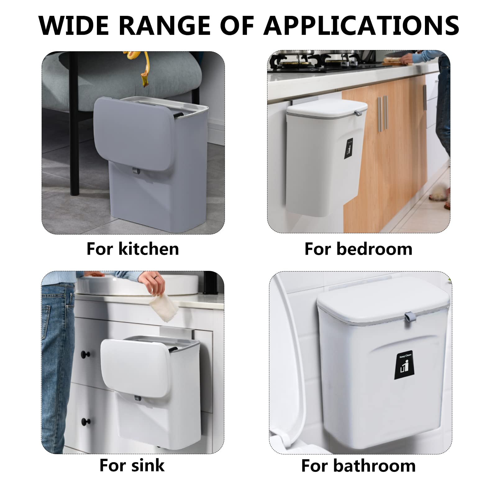 Kitchen Hanging Trash Can