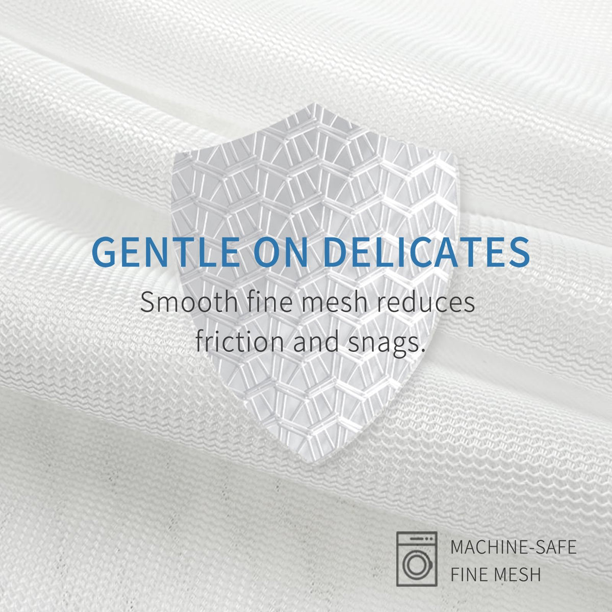 4Pcs Durable Fine Mesh Laundry Bags for Delicates (4 Count)