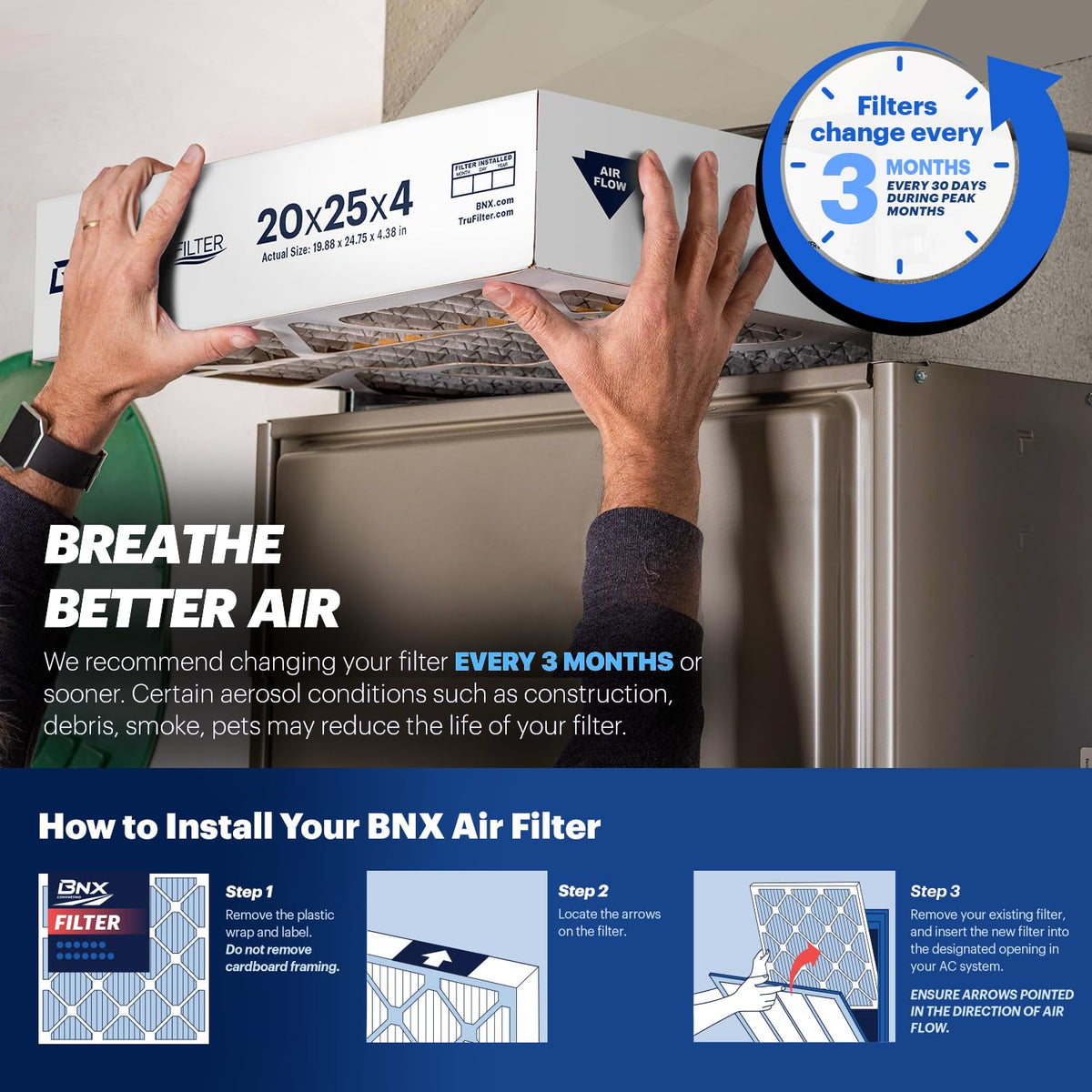 TruFilter 20x20x5 (2 Count)