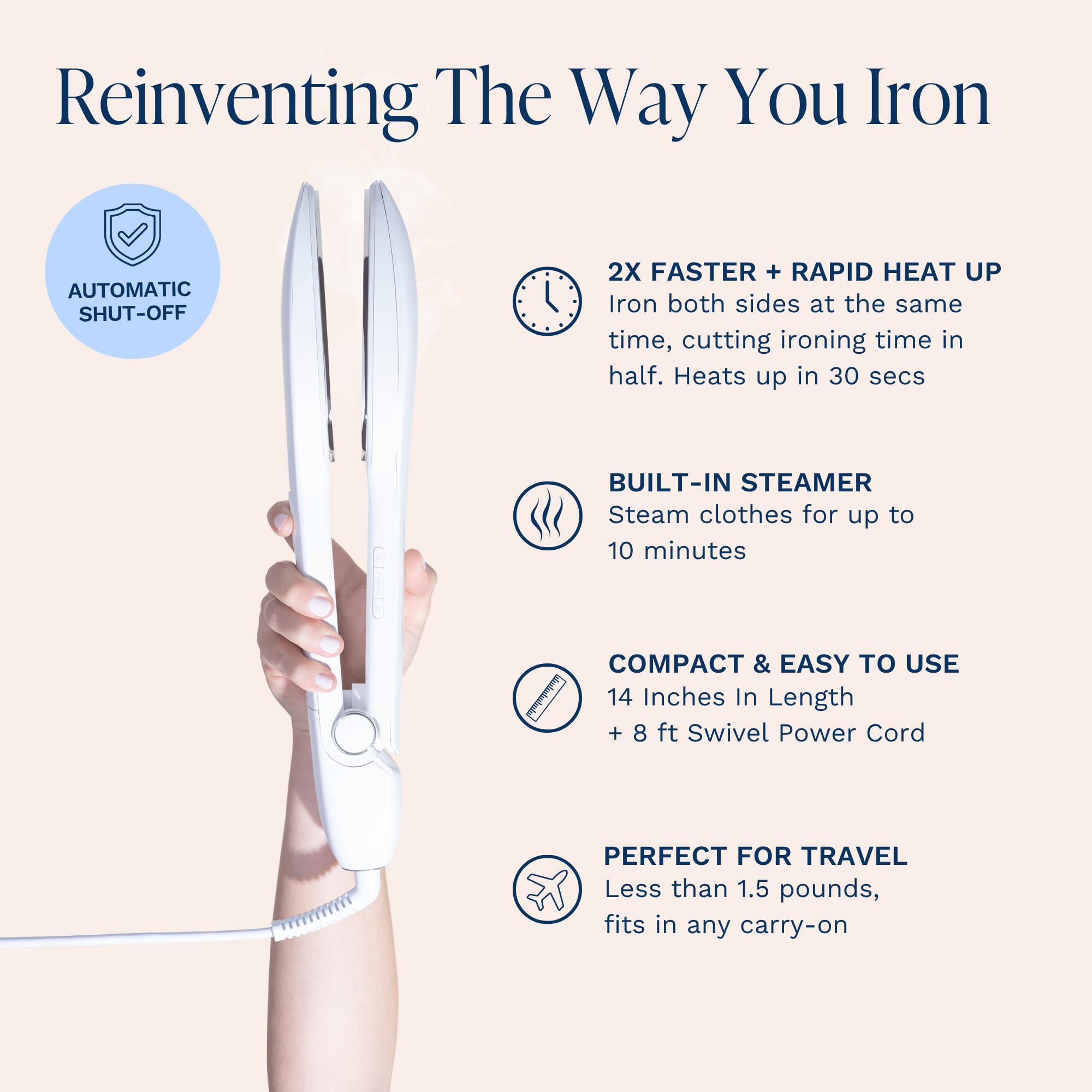 Press Travel Steam Iron