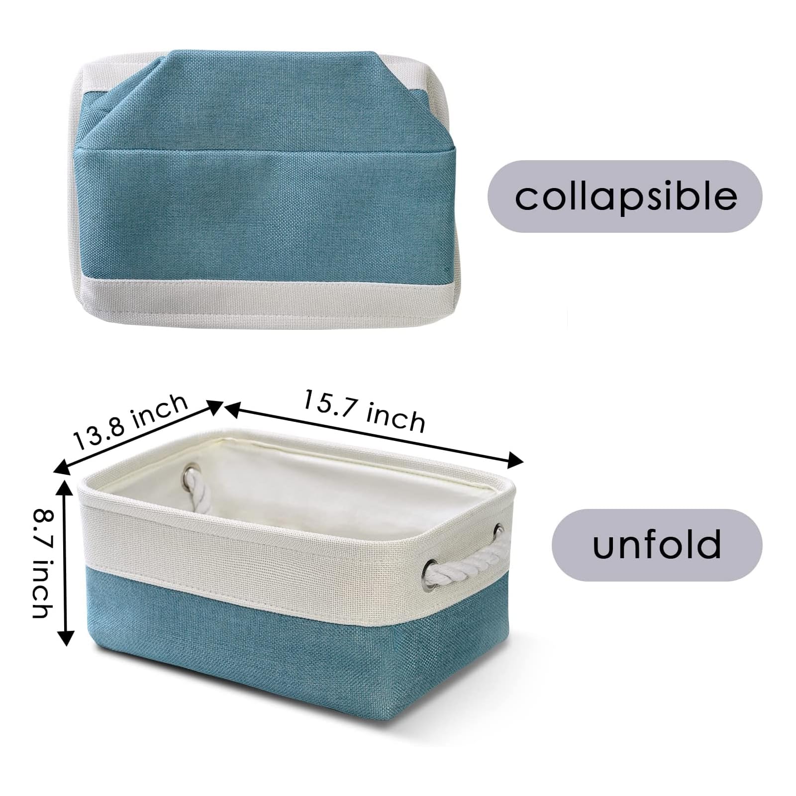 Storage Bins for Shelves (6 Count)