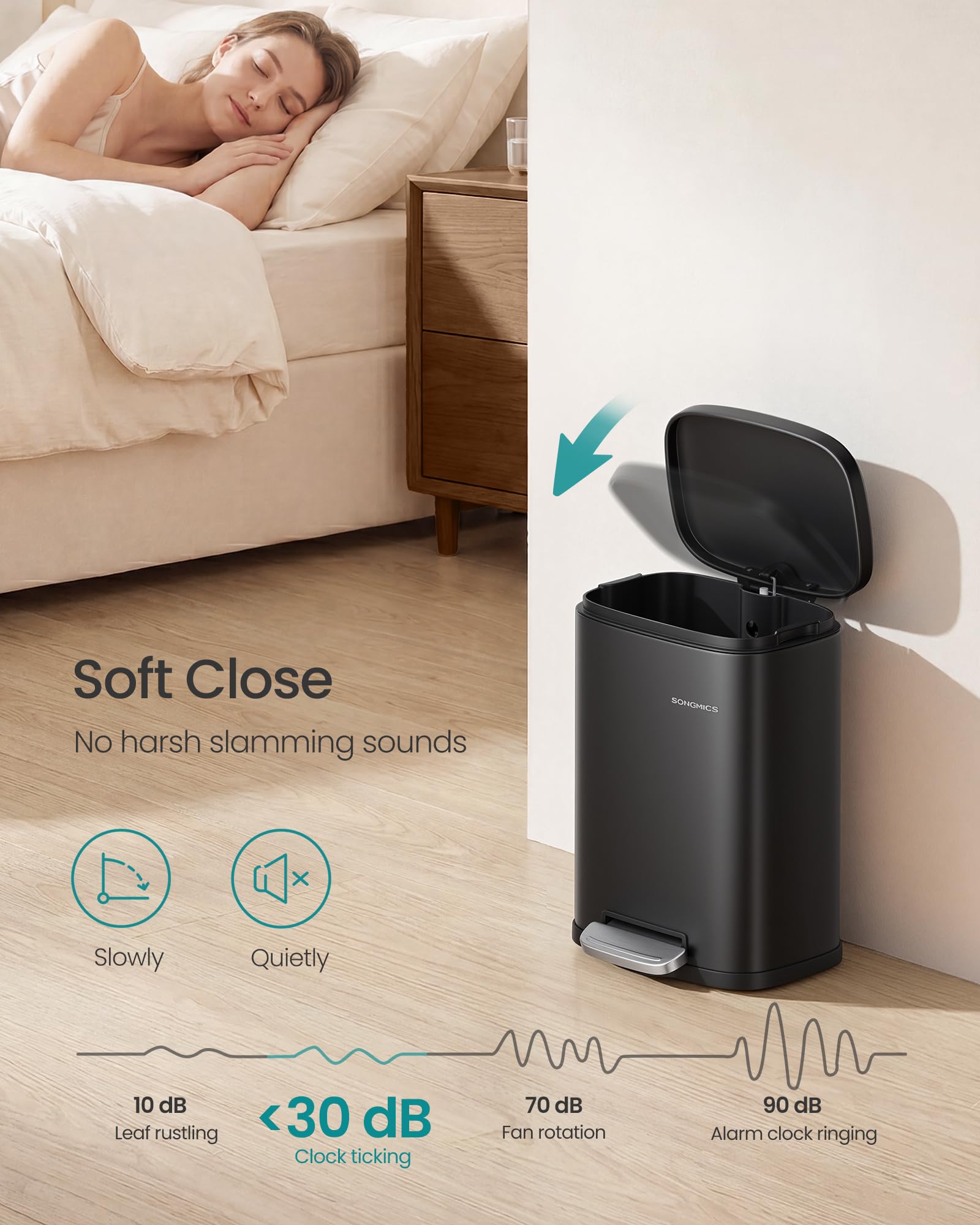 Small Bathroom Trash Can