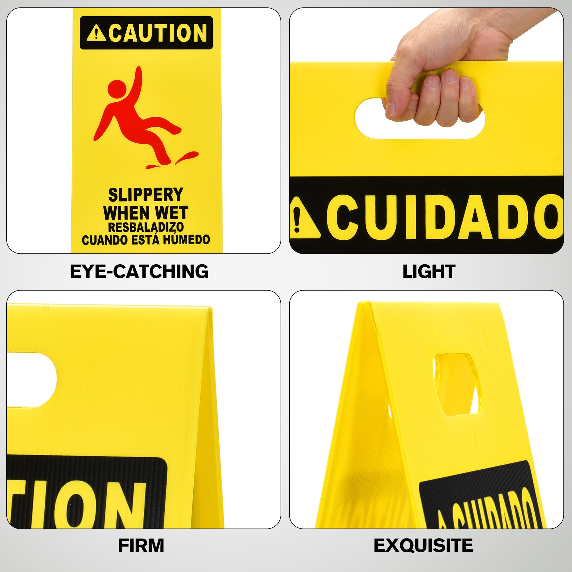 MATTHEW CLEANING 25'' Industrial Wet Floor Sign 6 Pack 2 (6 Count)