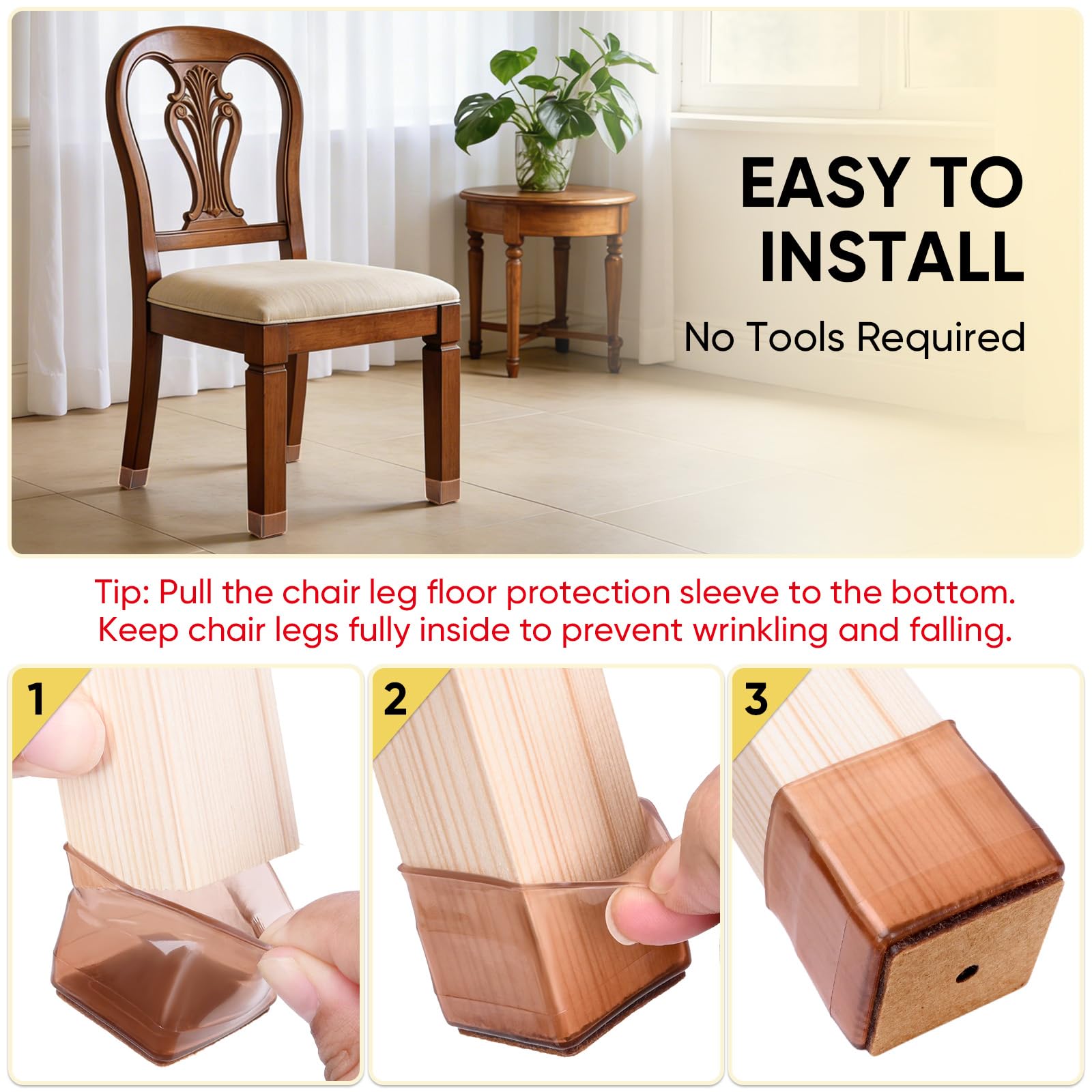 Silicone Chair Leg Floor Protectors