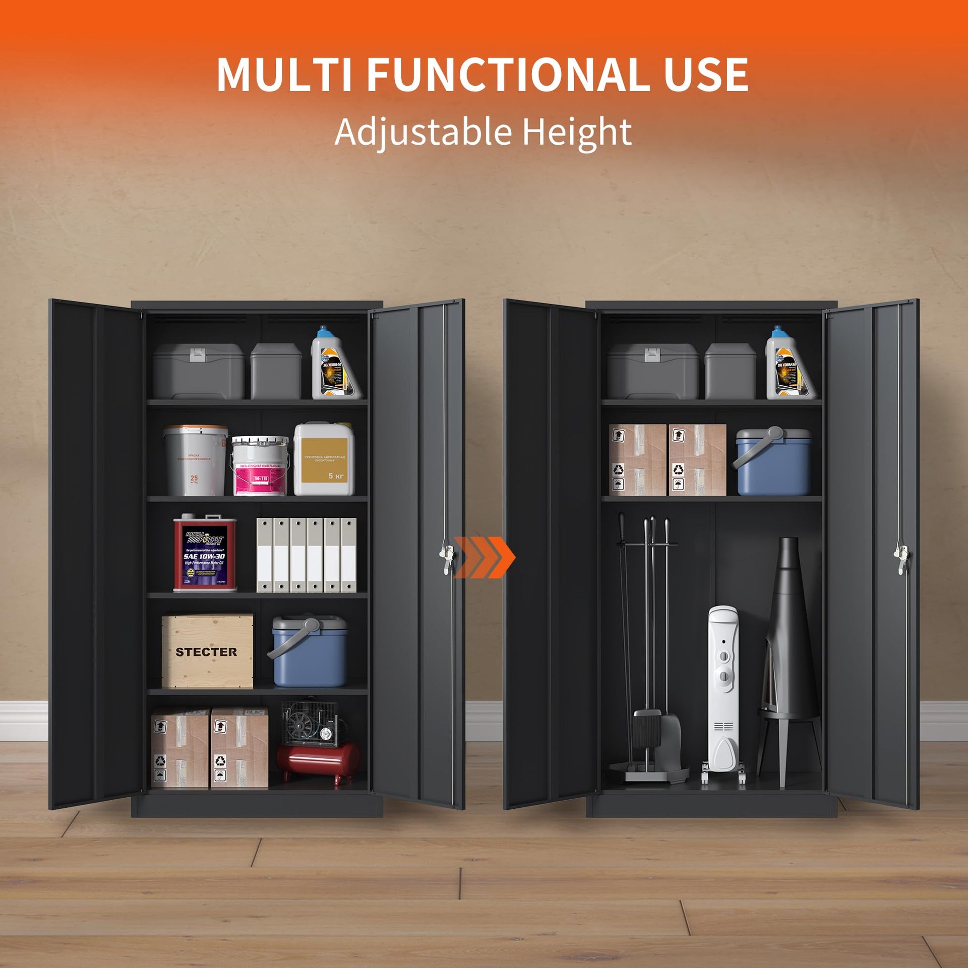 Metal Storage Cabinet for Garage