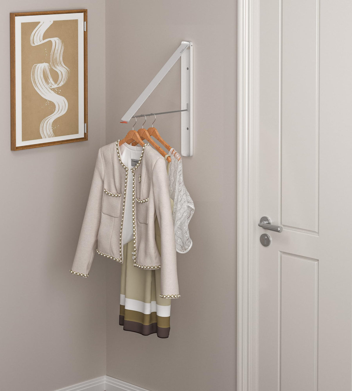 Clothes Drying Rack with Rod (2 Count)