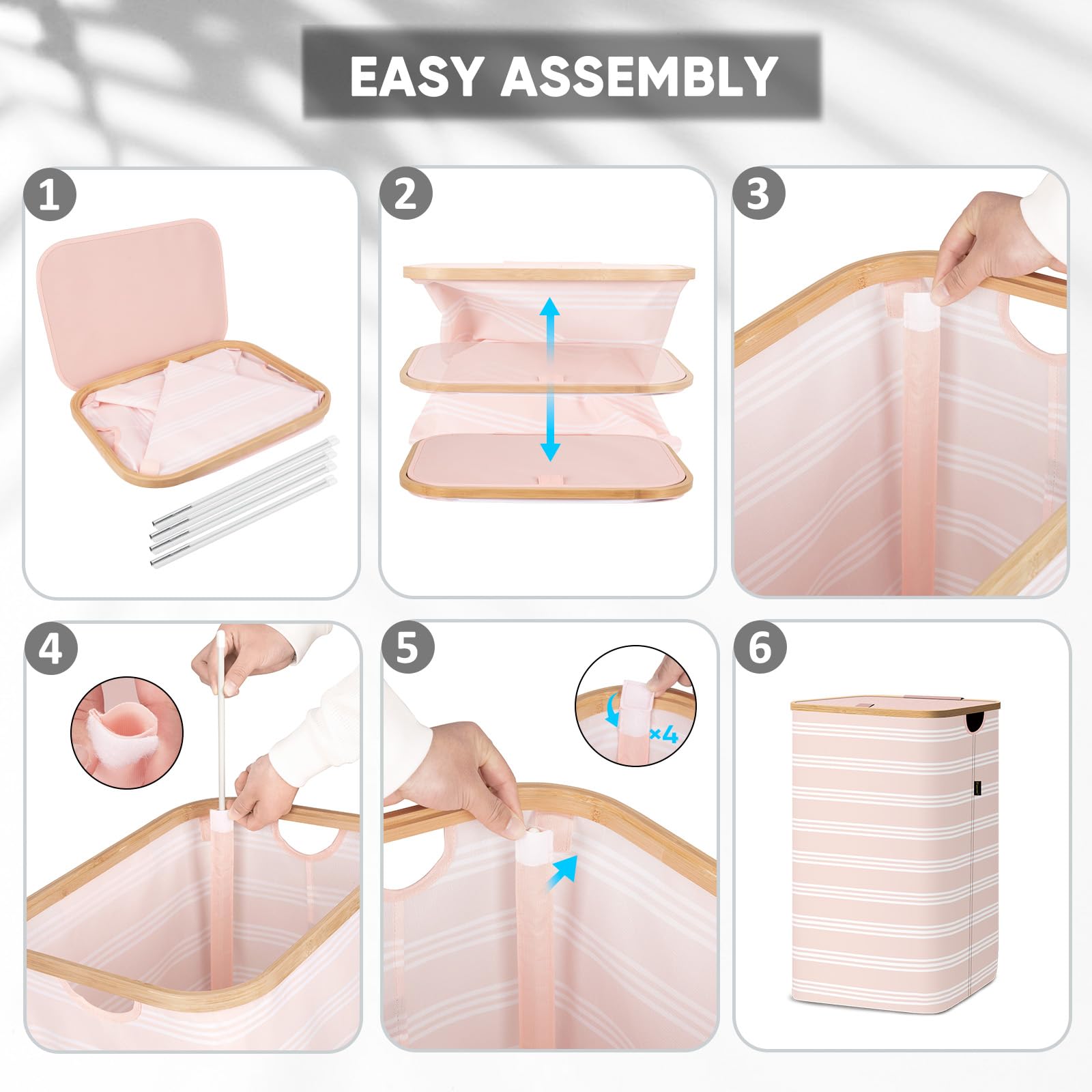 Laundry Hamper with Lid