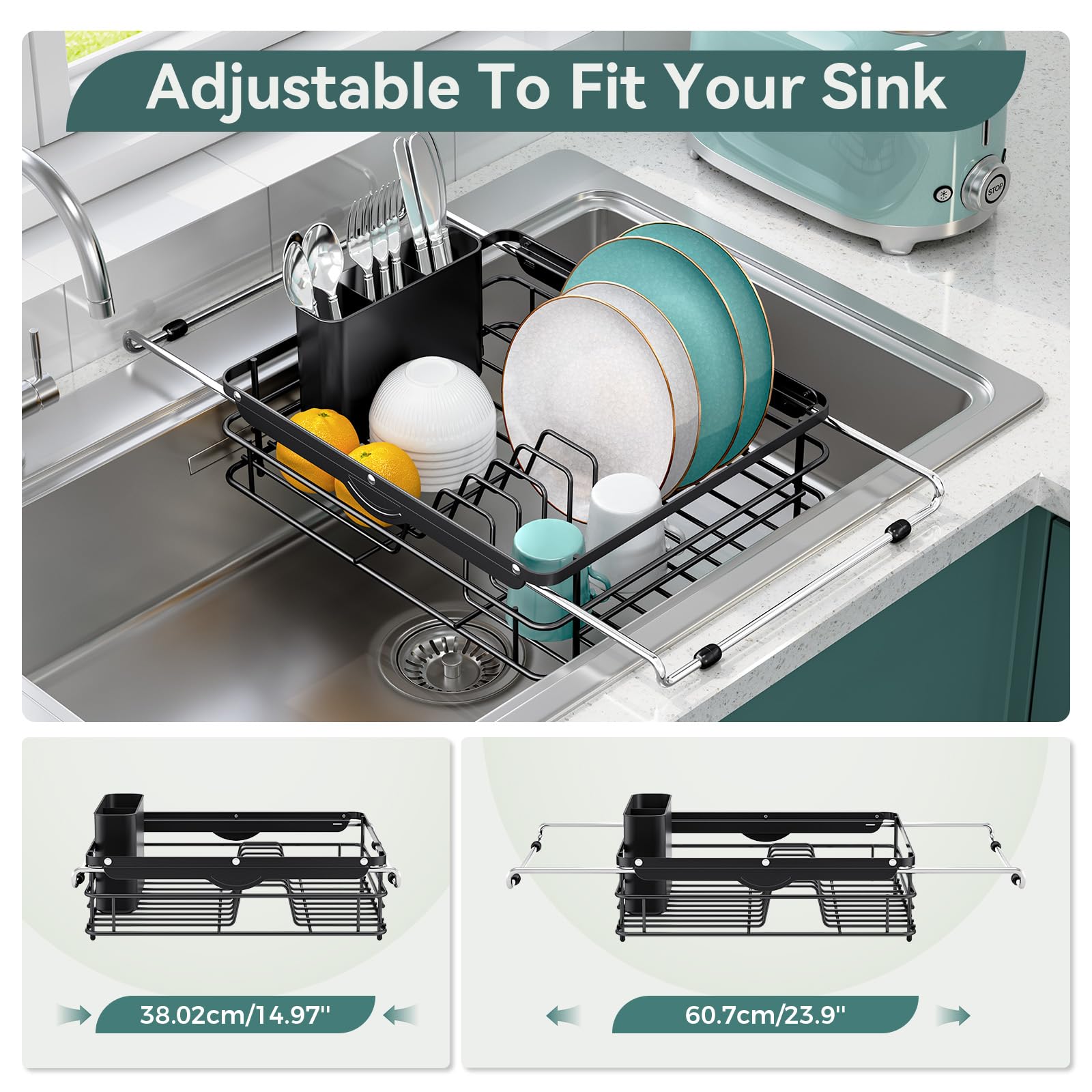 in Sink Dish Drying Racks