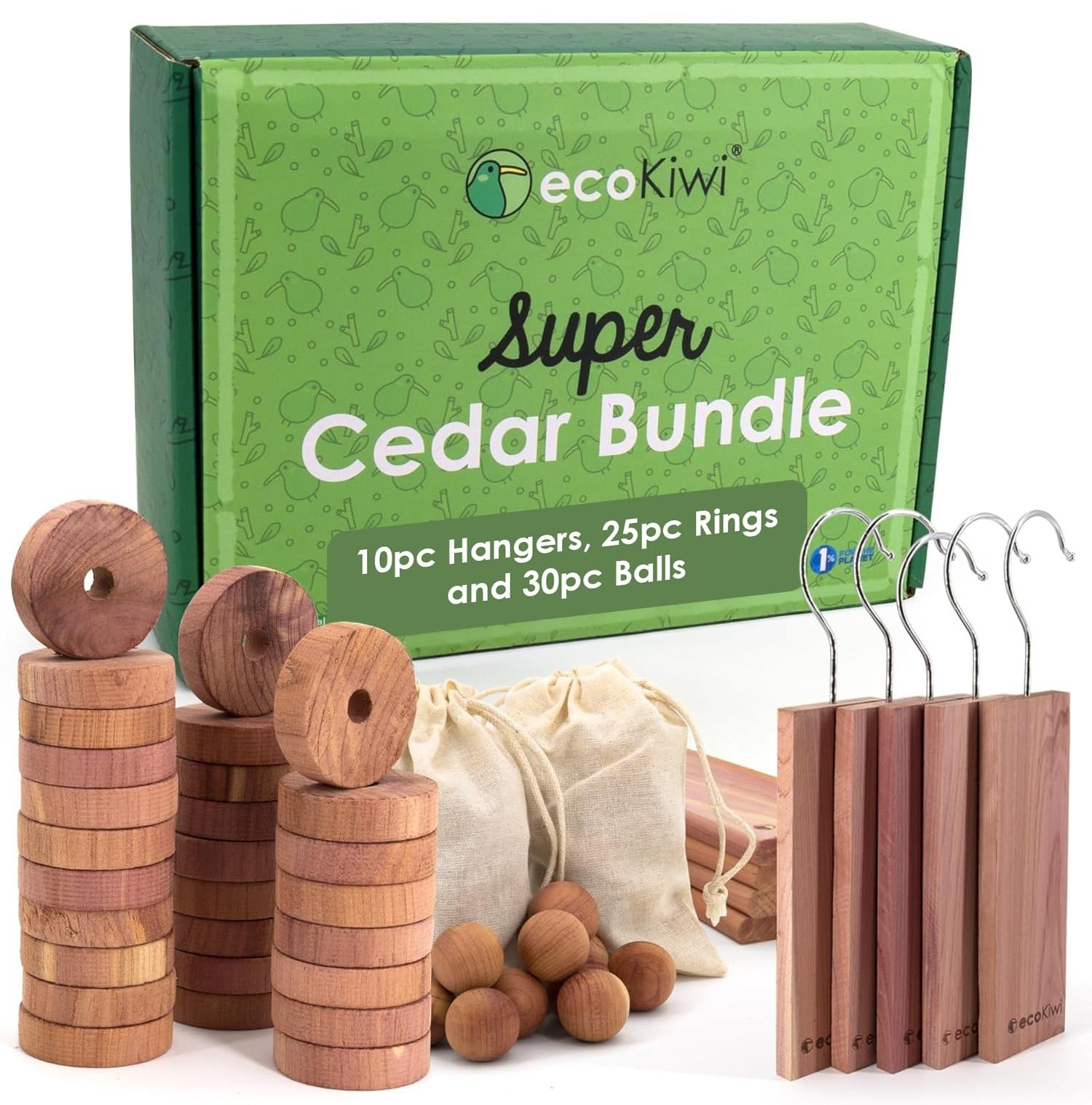 Cedar Bundle for Clothes Storage (68 Count)