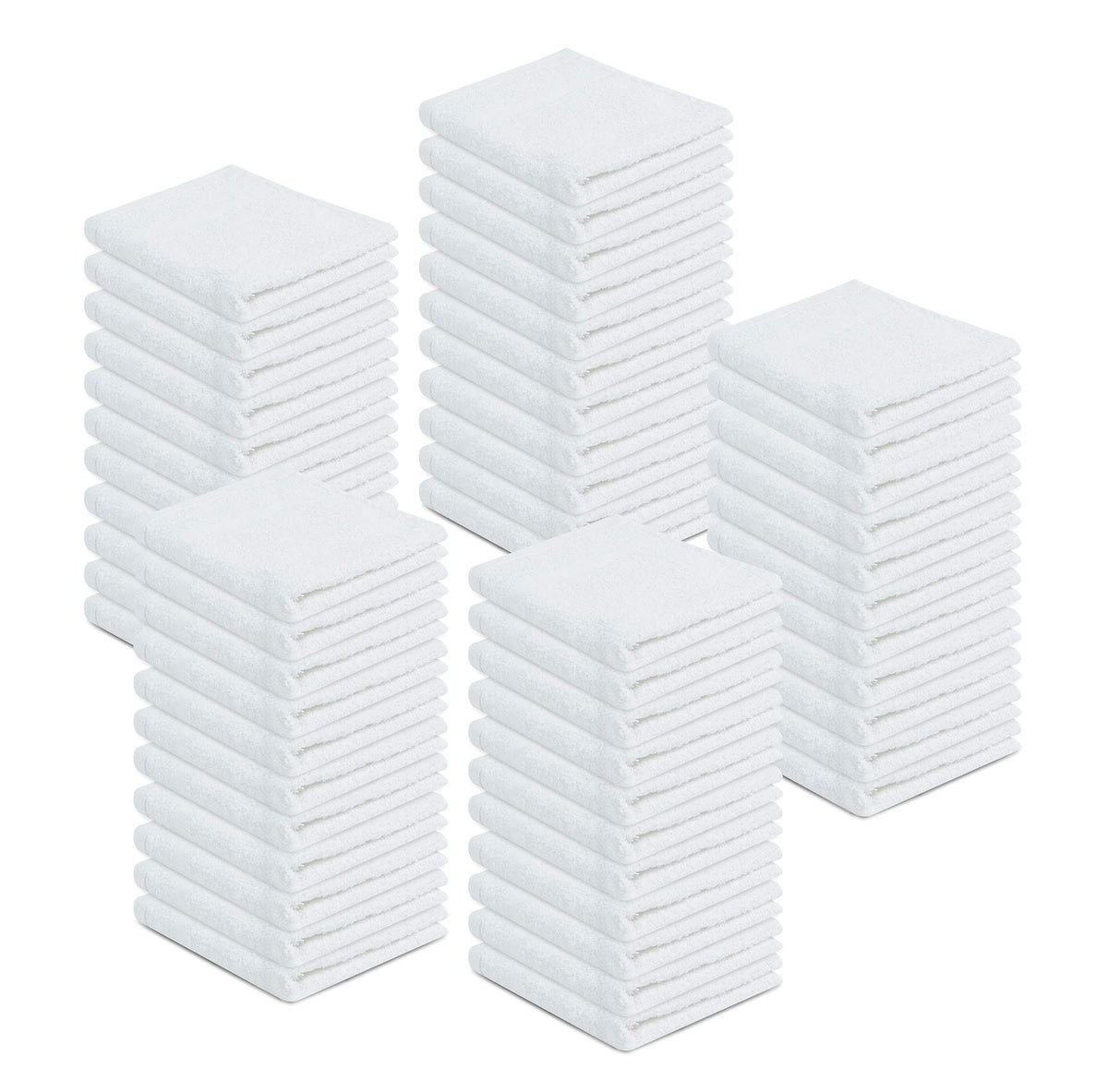 100% Cotton Terry Towels Cleaning Cloths Pack of 50 (50 Count)