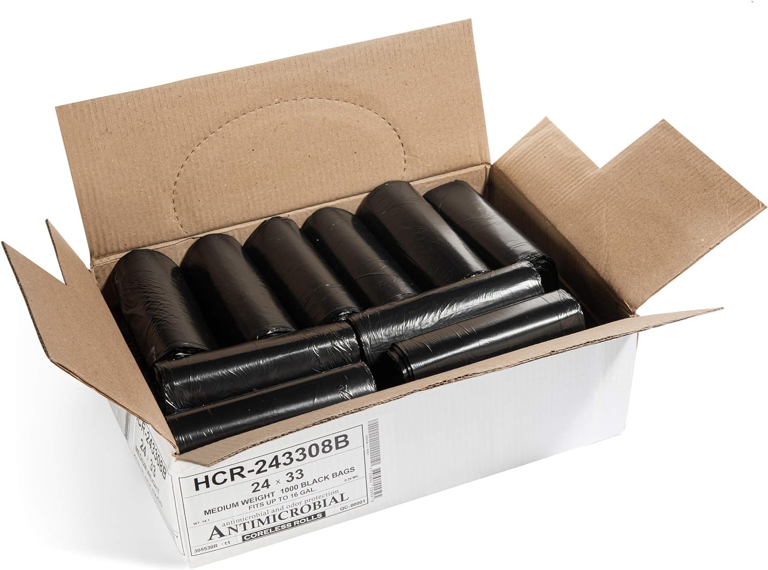16 Gal Black Trash Bags (1000 Count)