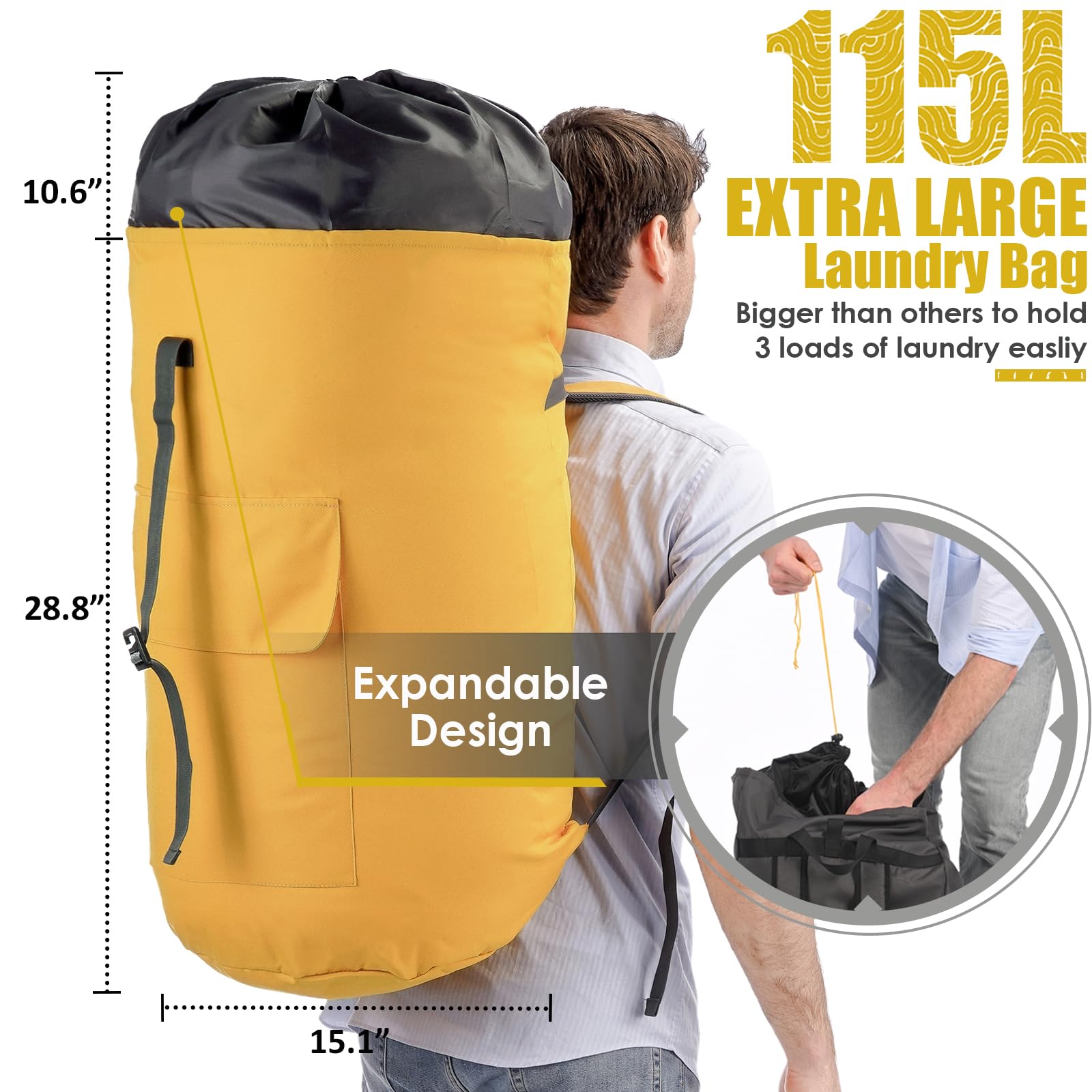 Backpack Laundry Bag