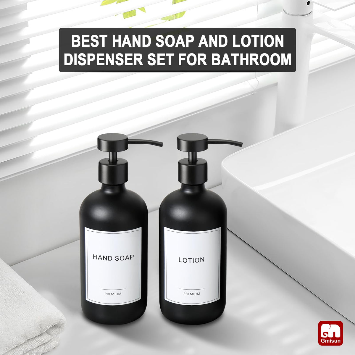 Black Soap Dispenser (2 Count)