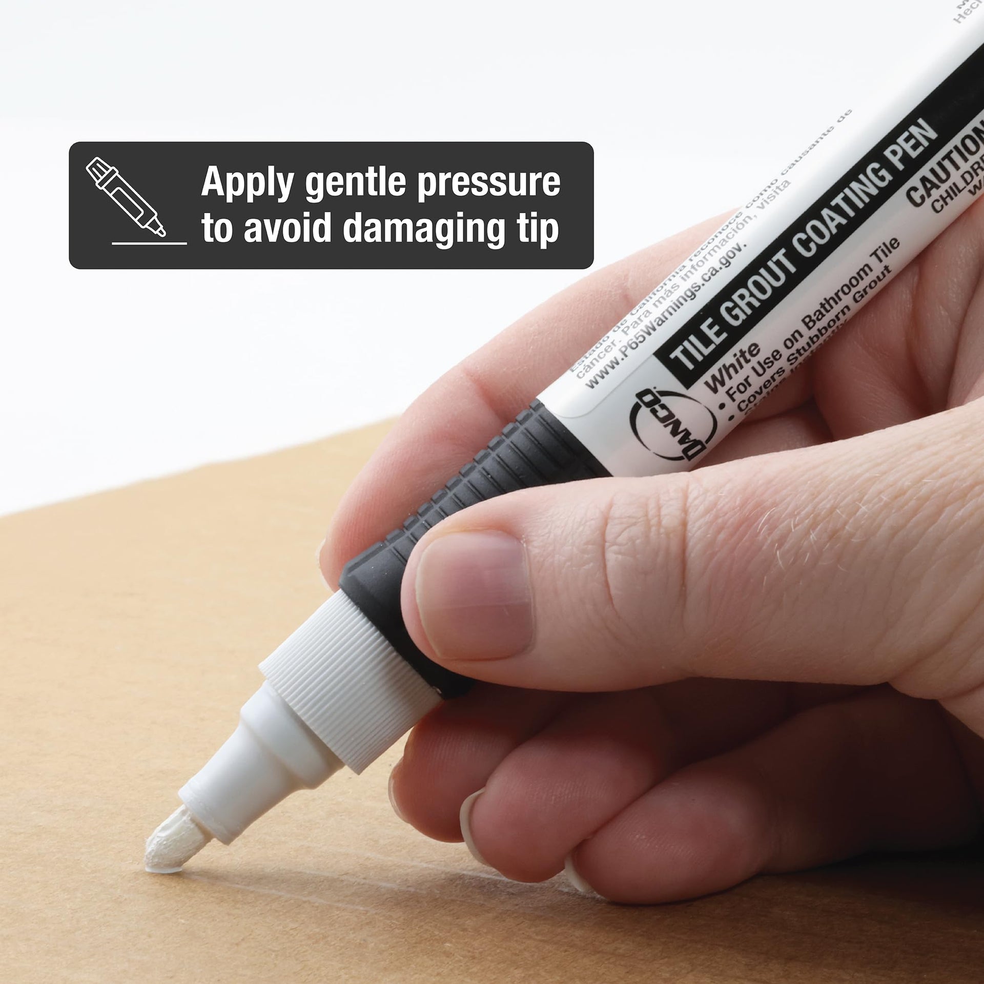 0.25 oz. Tile Grout Coating Pen for use on Bathroom and Kitchen Tiles