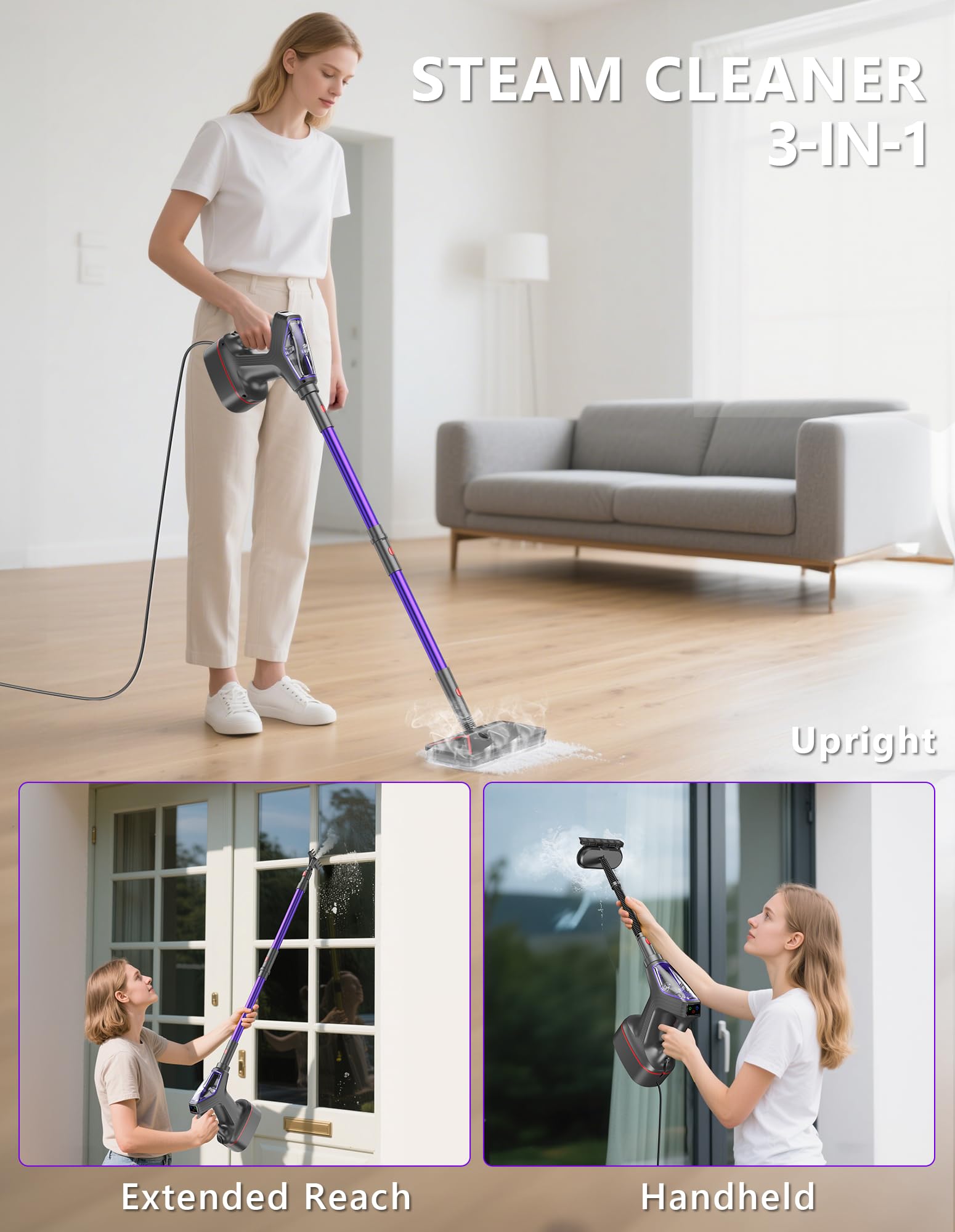 Steam Mop for Floor Cleaning