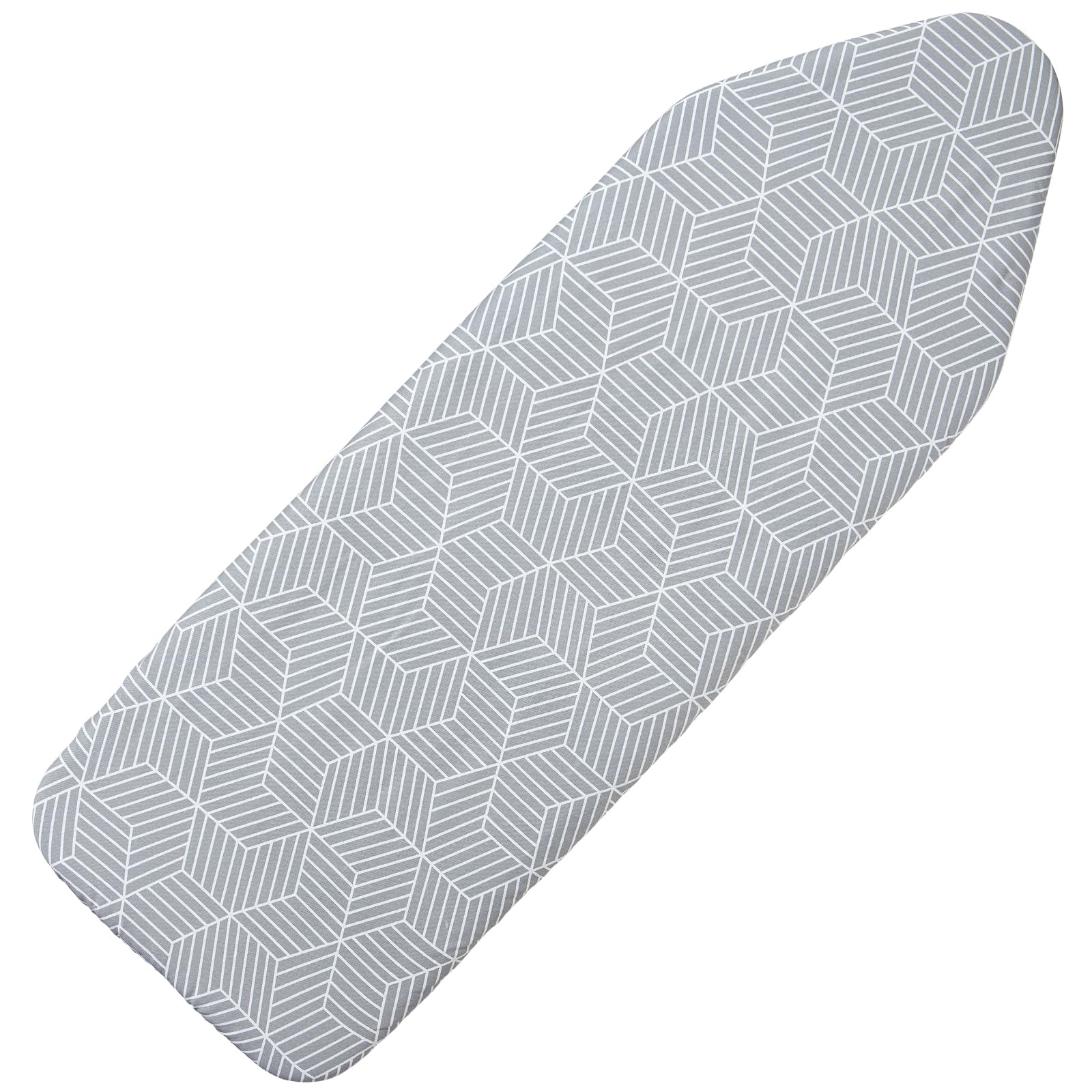 Extra Wide Ironing Board Cover and Pad 18 x 54 inch Heat Reflective with Hook and Loop Fasteners