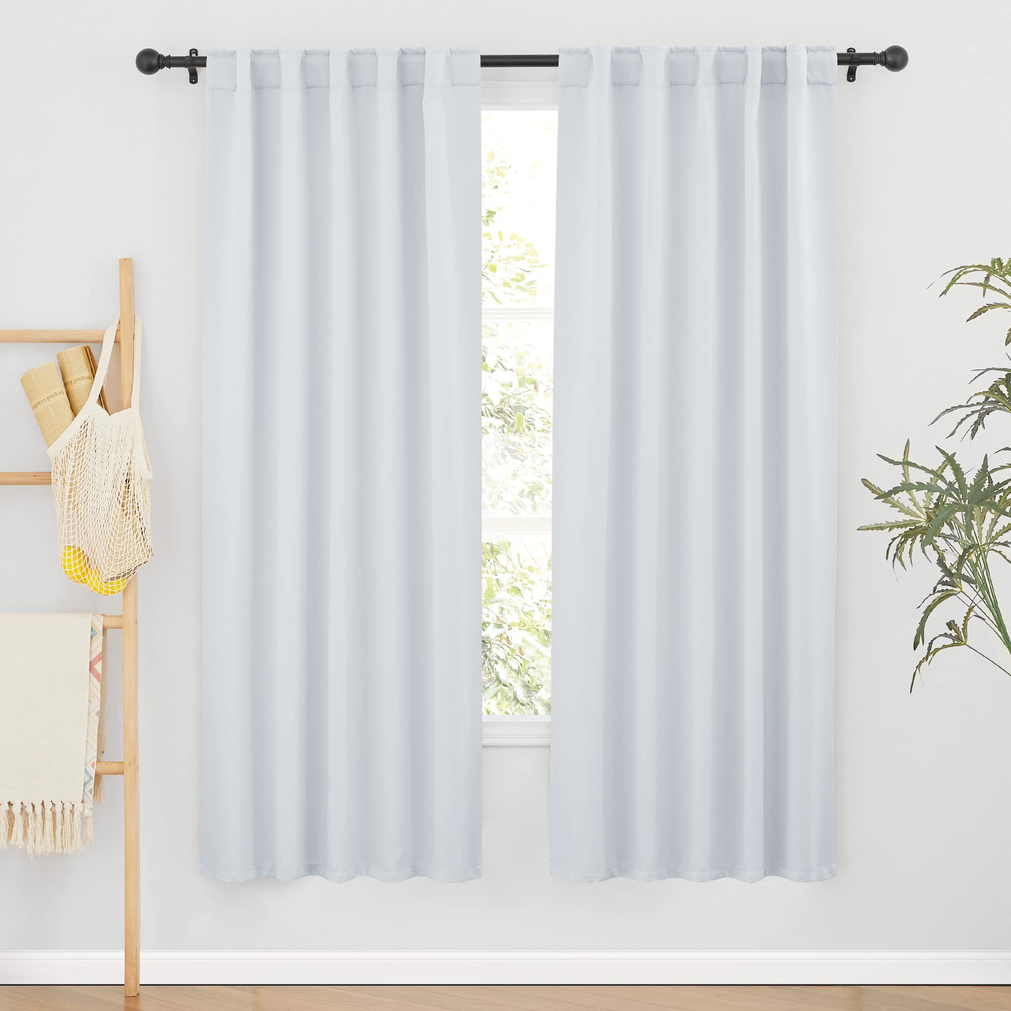 Blackout Curtains 72 inches Long for Bedroom (2 Count)