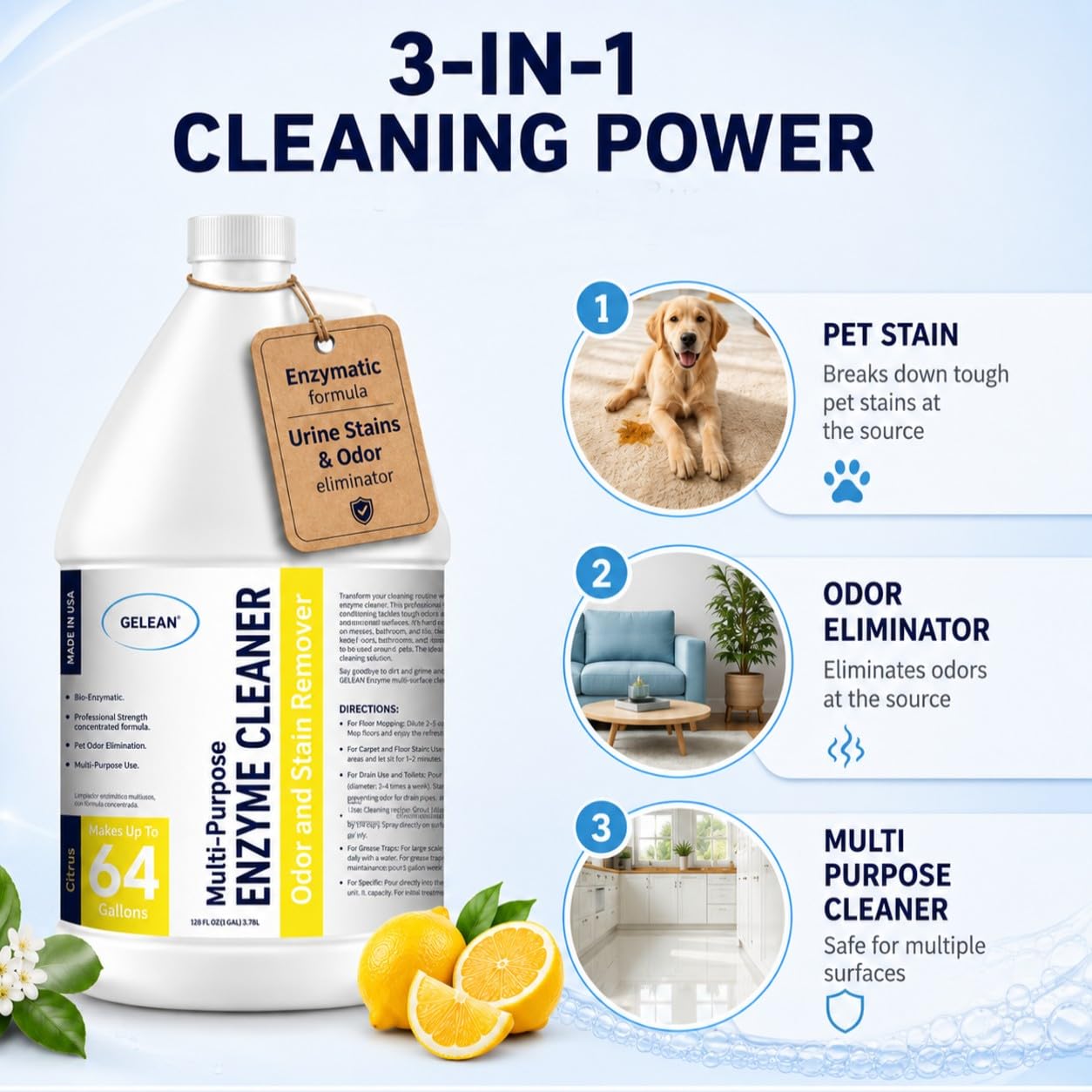 Enzymatic Cleaner Multi (128 Fl Oz)