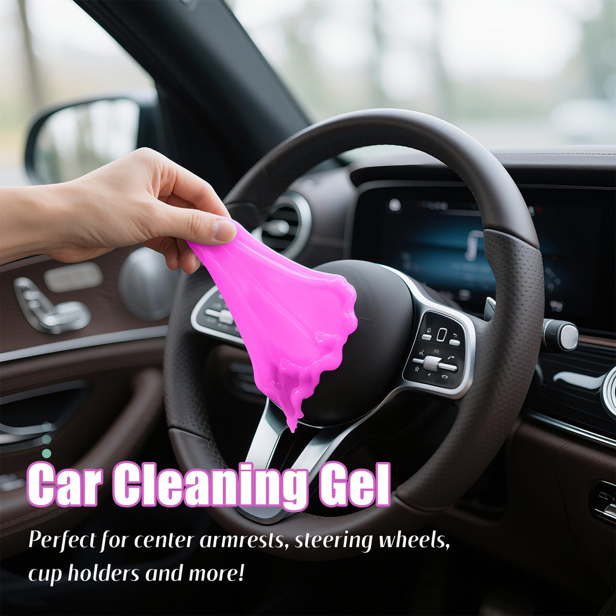 Car Cleaning Gel Cleaning Putty Universal Cleaning Gel Lavender