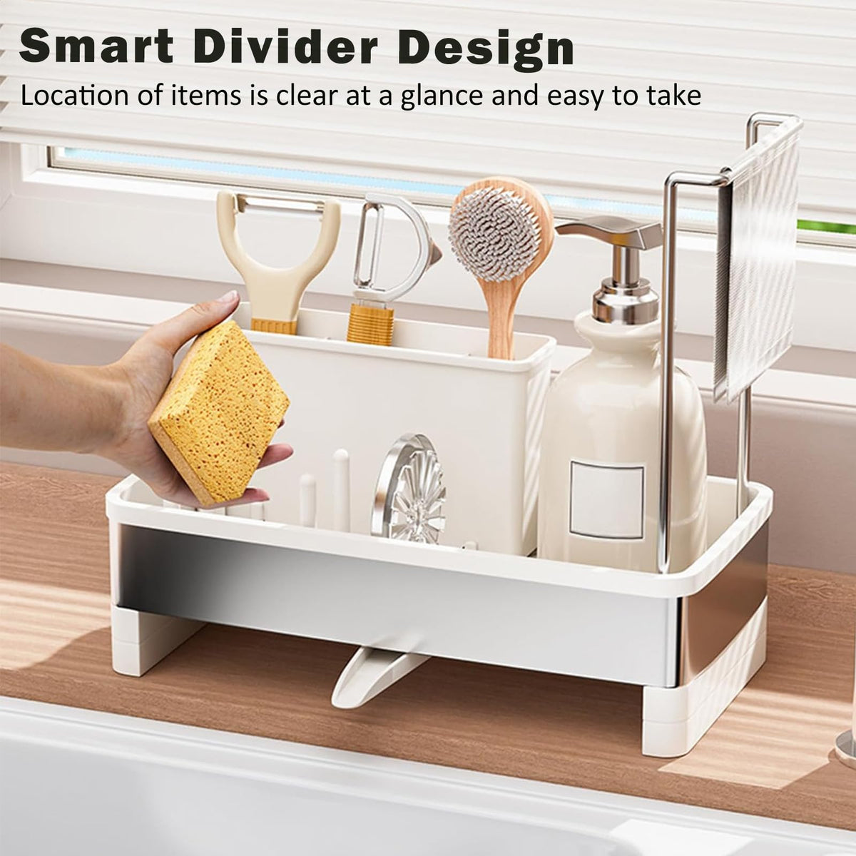 Sponge Holder for Kitchen Sink