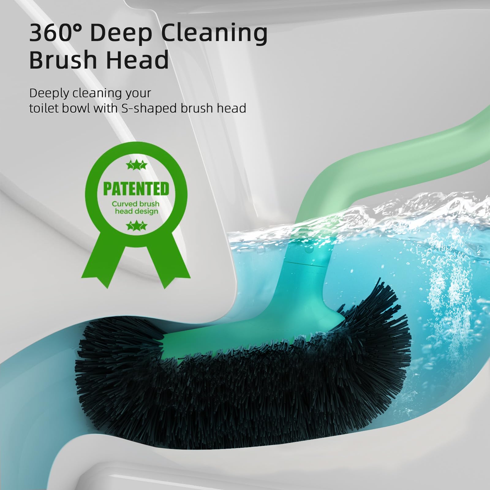 Toilet Bowl Brush Holder Set