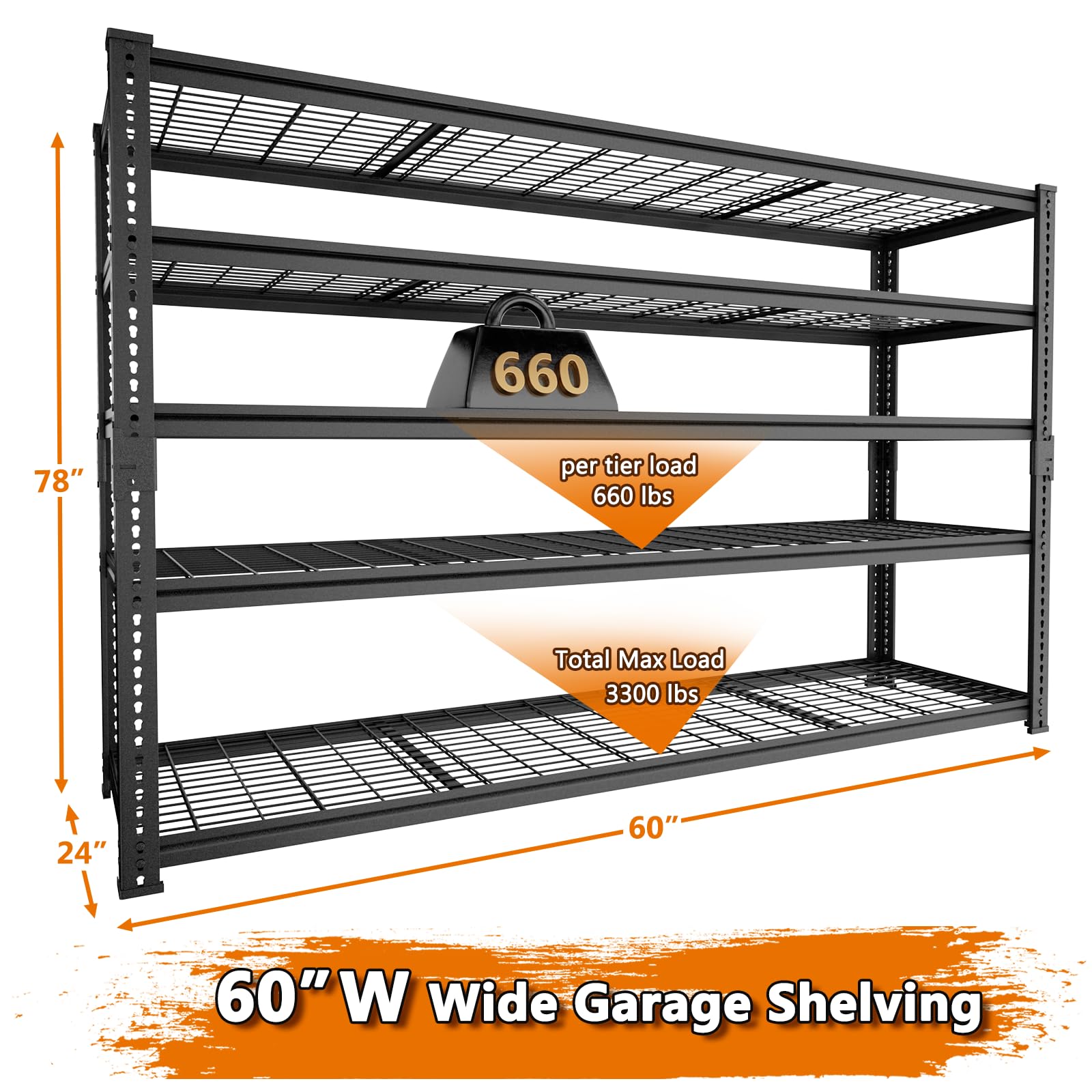 Garage Shelving (4 Count)