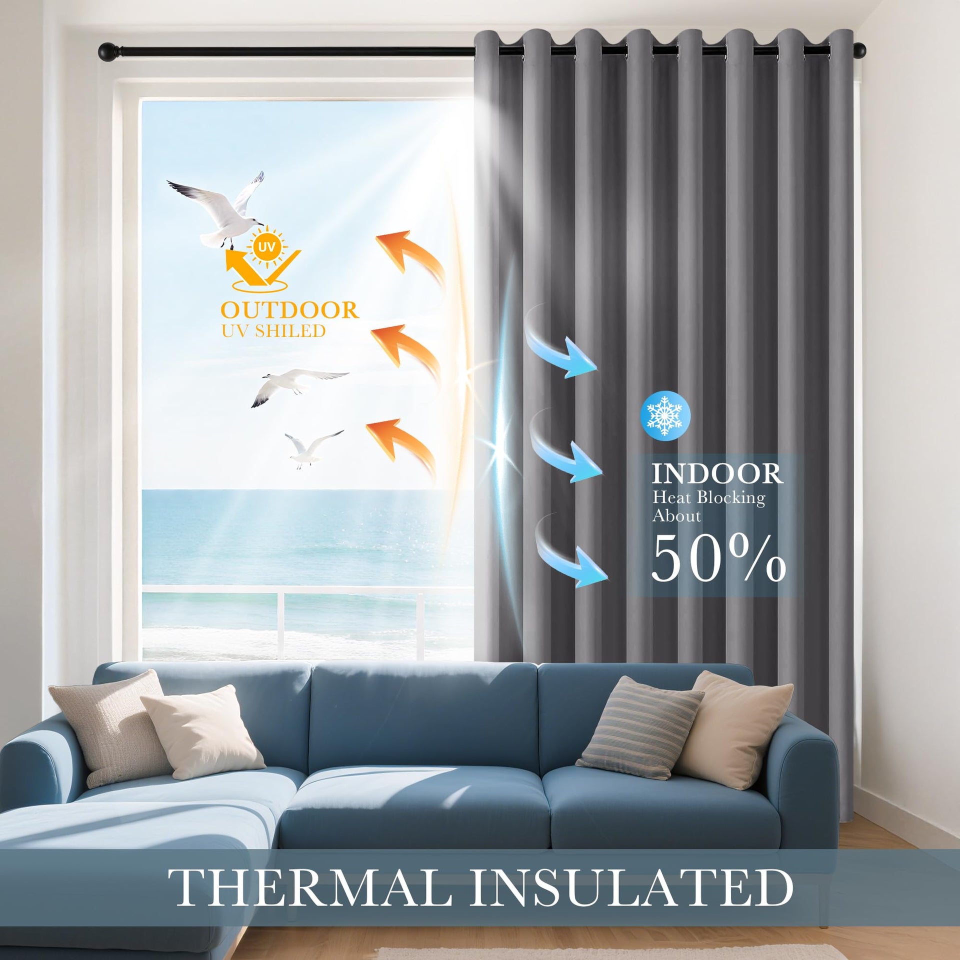 Kitchen Curtains 24 inch Length (2 Count)