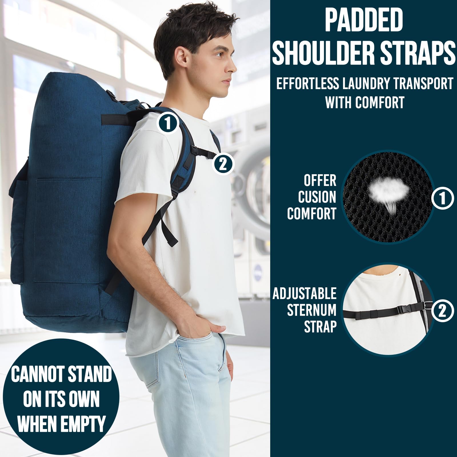 Laundry Backpack Heavy Duty