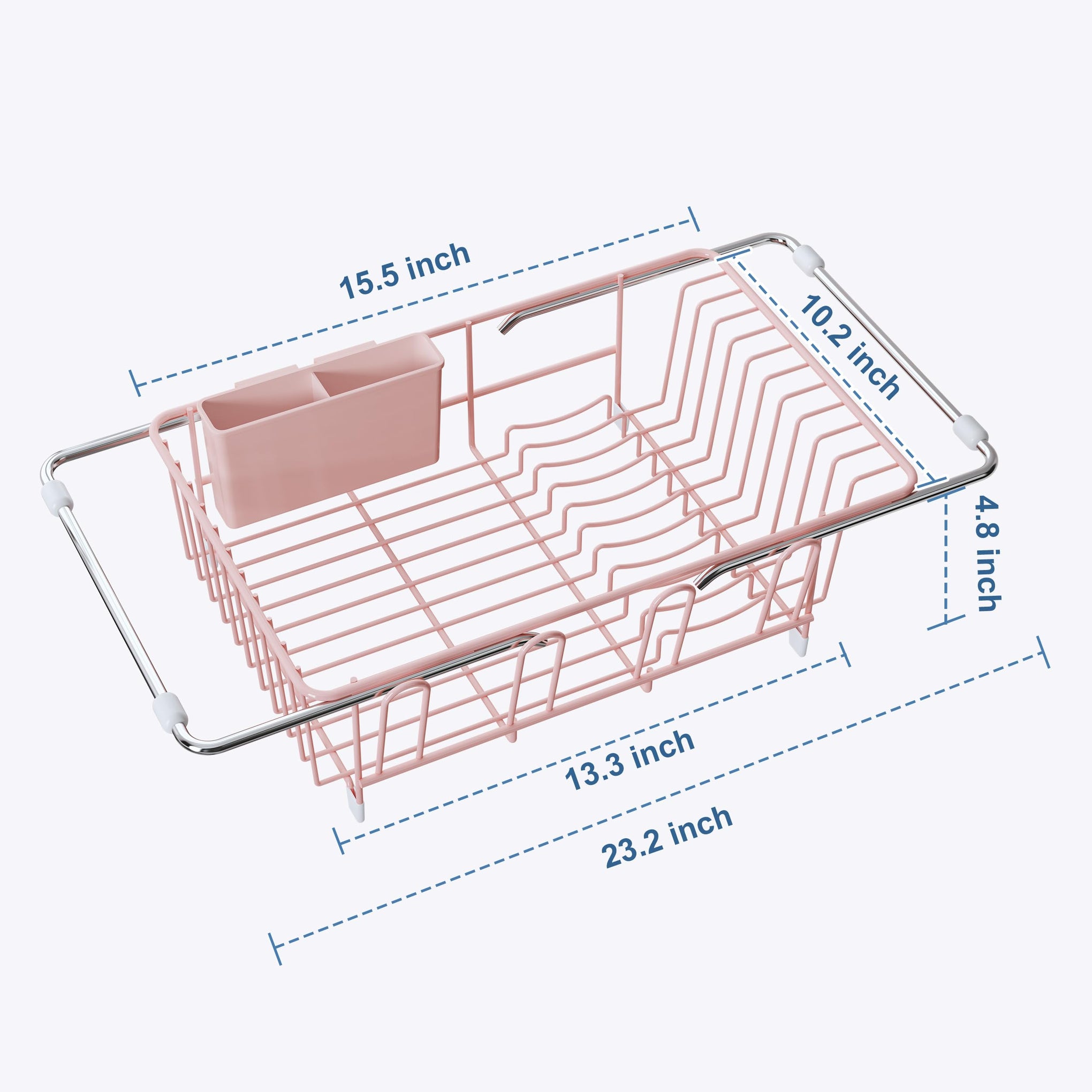 Pink in Sink Dish Drying Rack