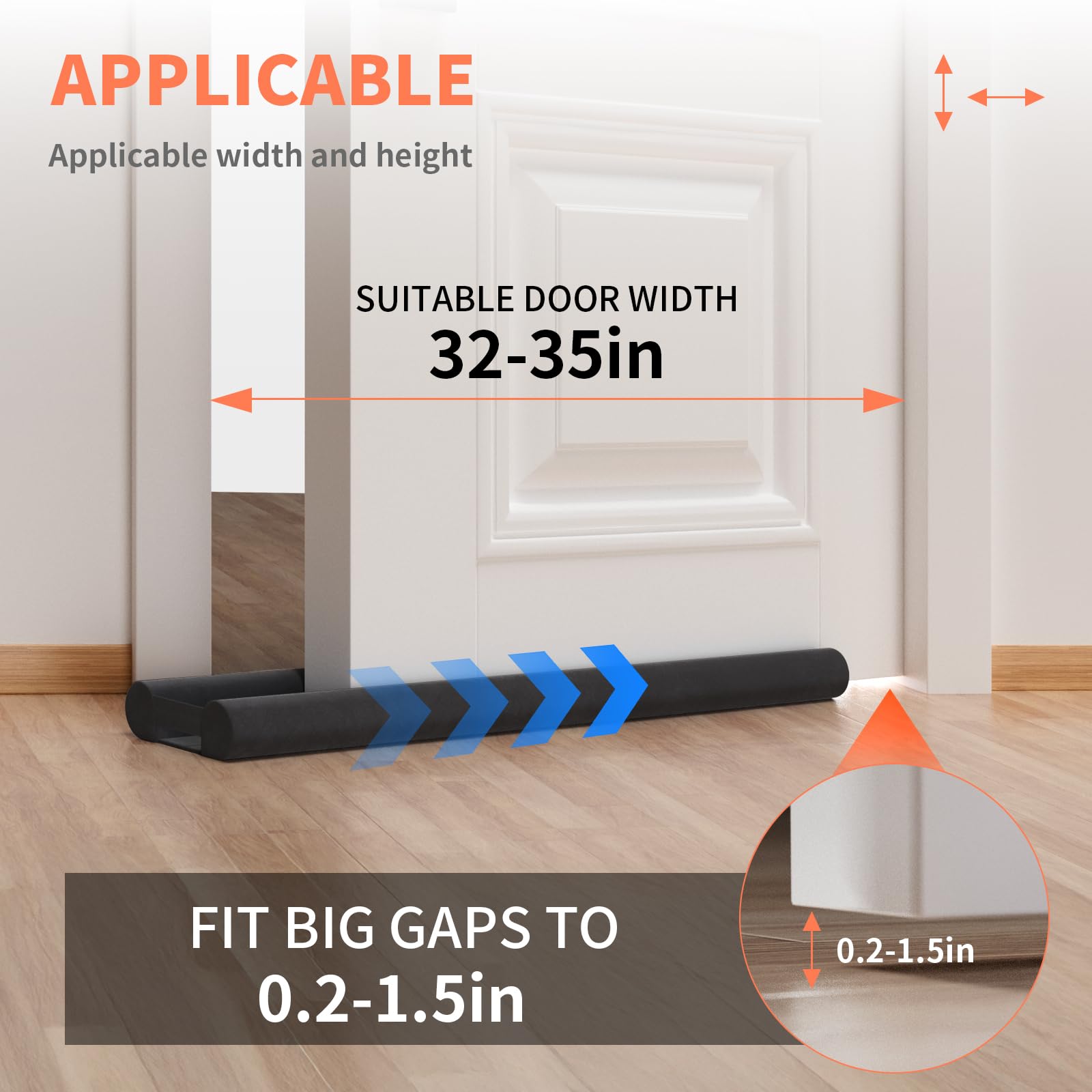 Under Door Draft Stopper