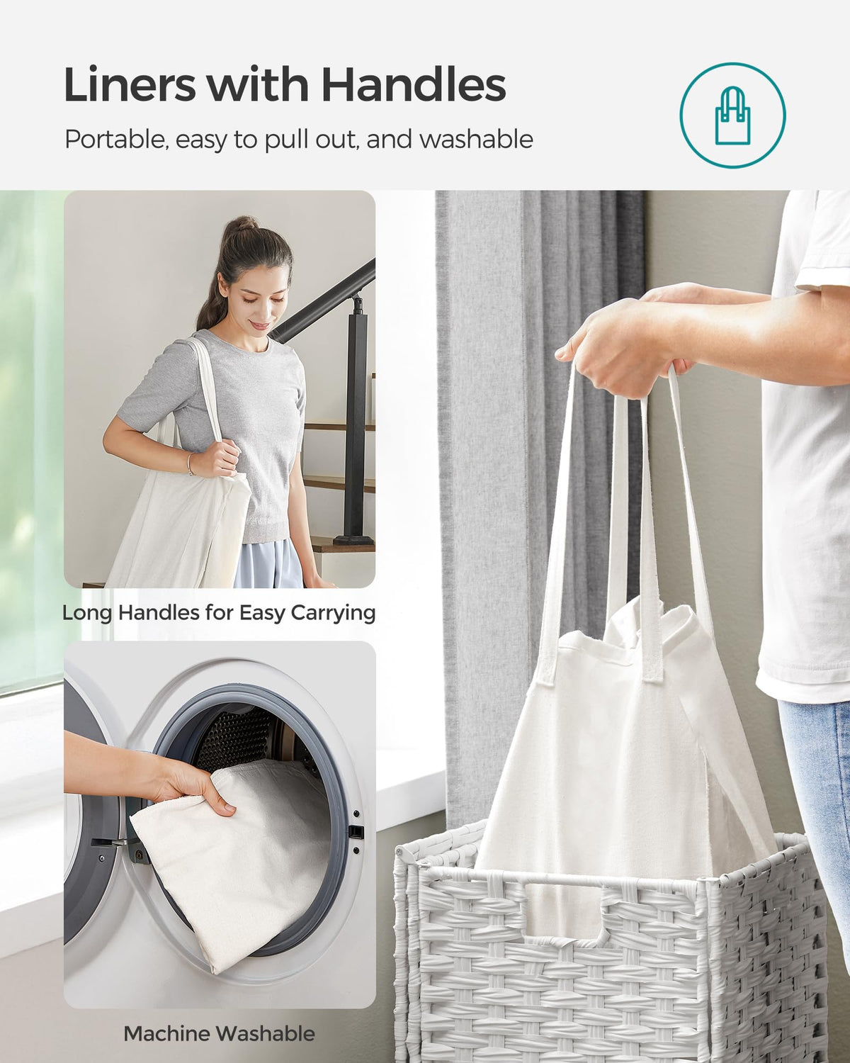 Laundry Hamper with Lid