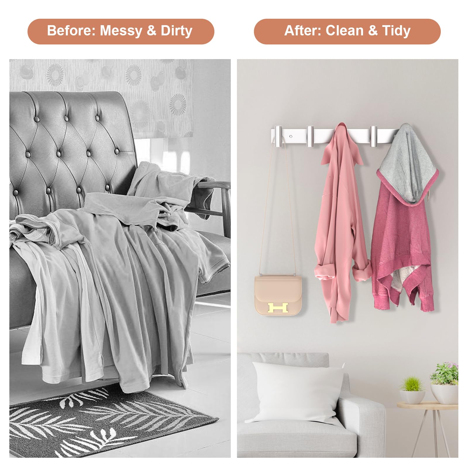 Wall Mounted Coat Rack