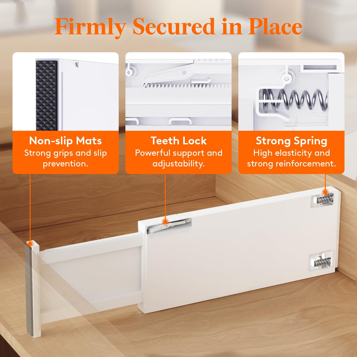 5" Tall Upgrade Drawer Dividers (6 Count)