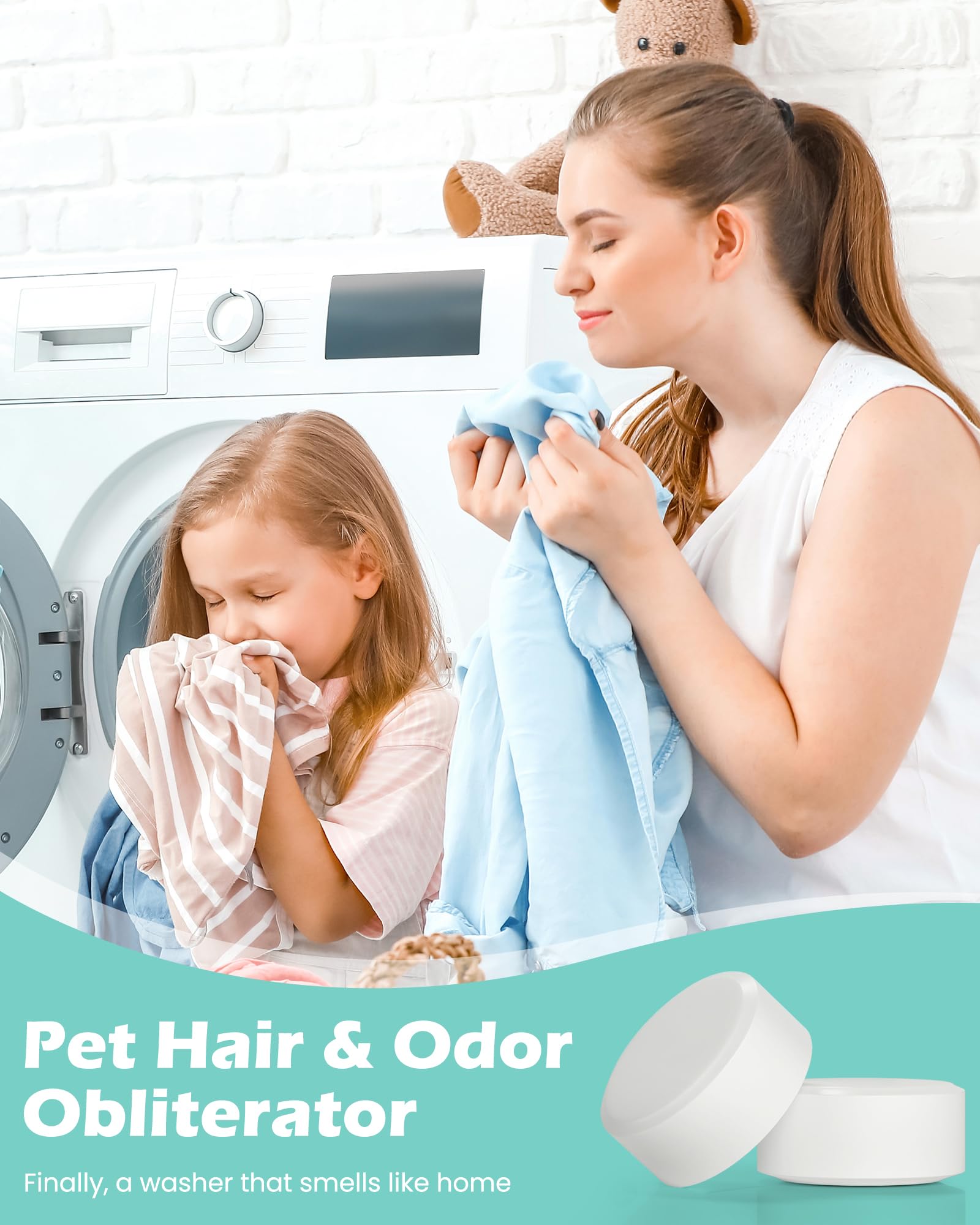 Washing Machine Cleaner 6XL Pro Tablets for Pet Owners 6 Pack (6 Count)