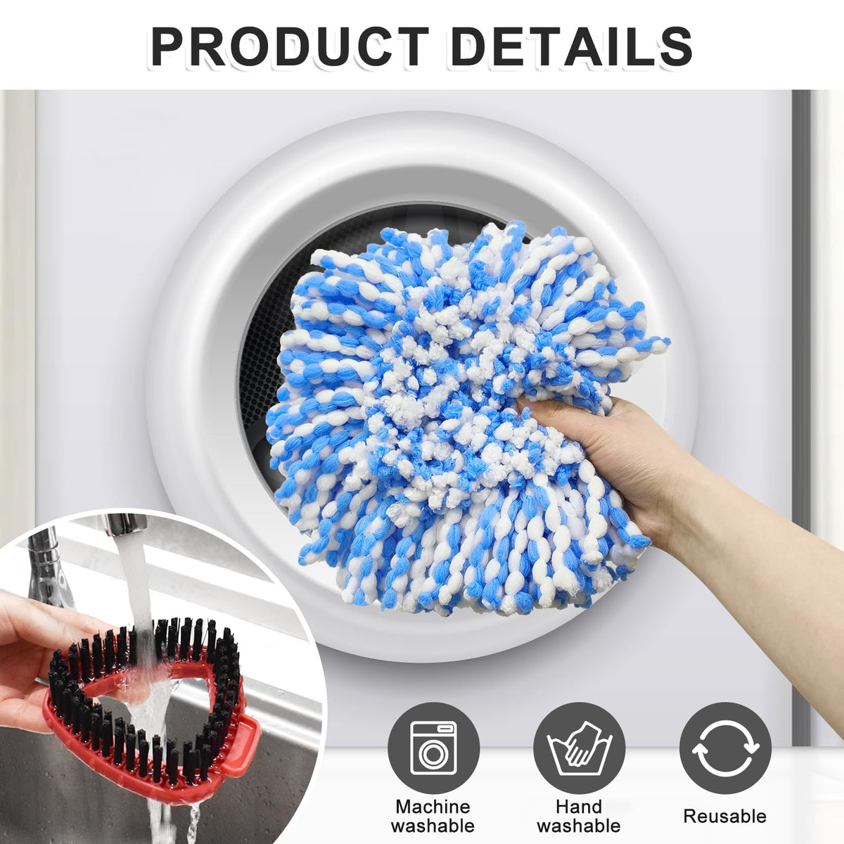 Mop Heads Replacements for Ocedar (5 Count)