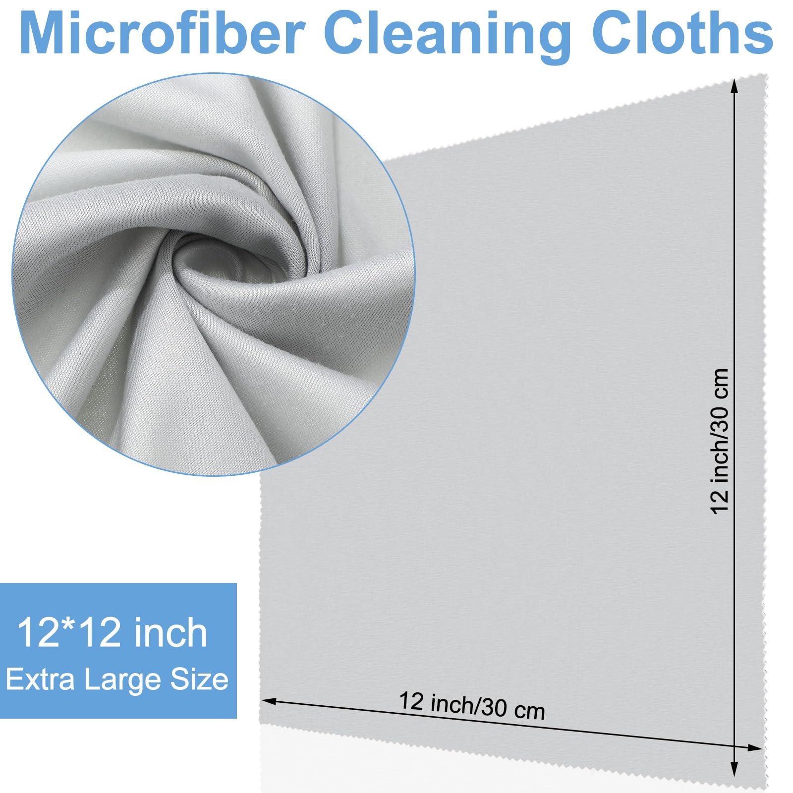 12 Pack Microfiber Cleaning Cloth