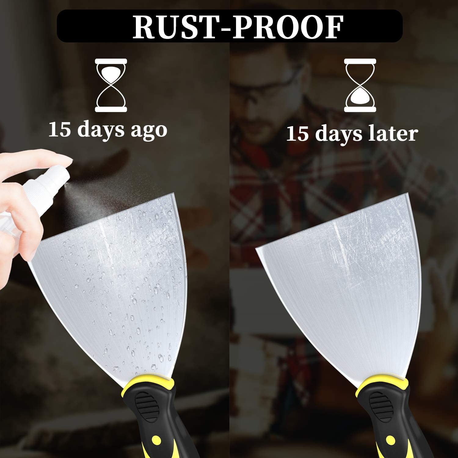 Putty Knife Scrapers (4 Count)
