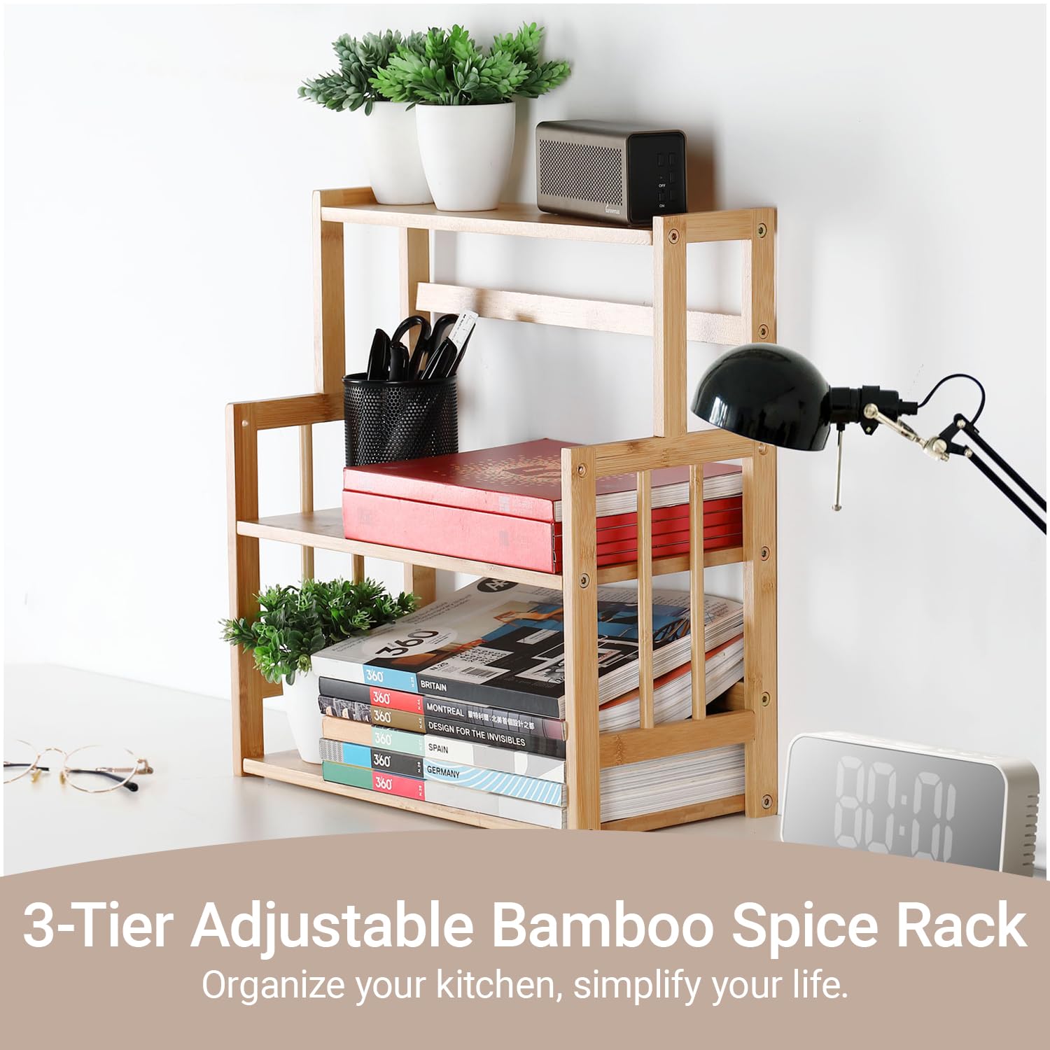 Bamboo Spice Rack 3
