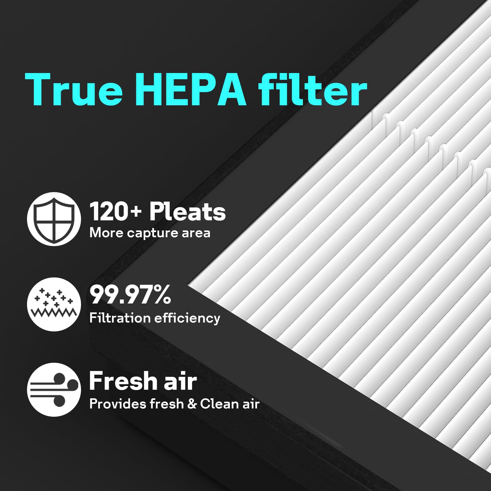EverestAir P Air Purifier Replacement Filter (2 Count)