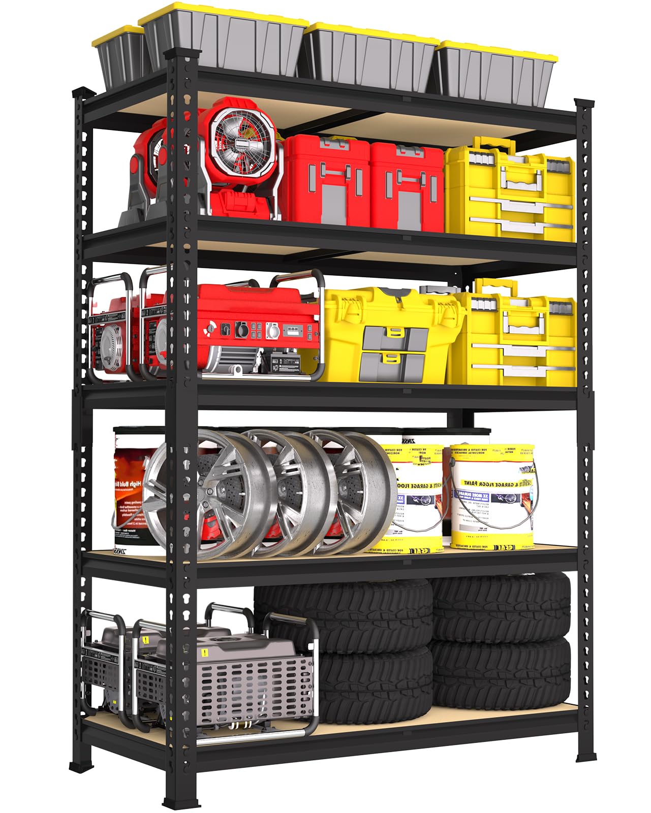 5 Tier Garage Storage Shelves