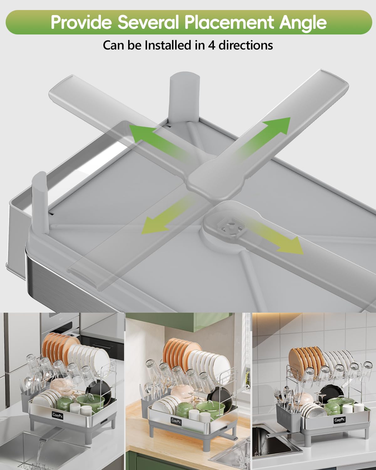 2 Tier Dish Drying Rack