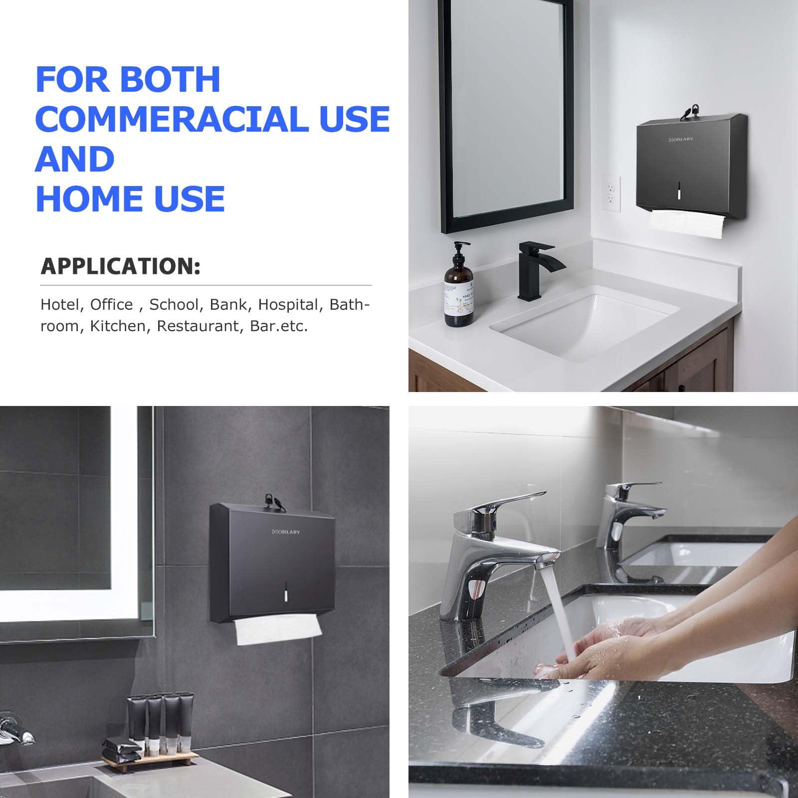 Commercial Paper Towel Dispenser Wall Mount