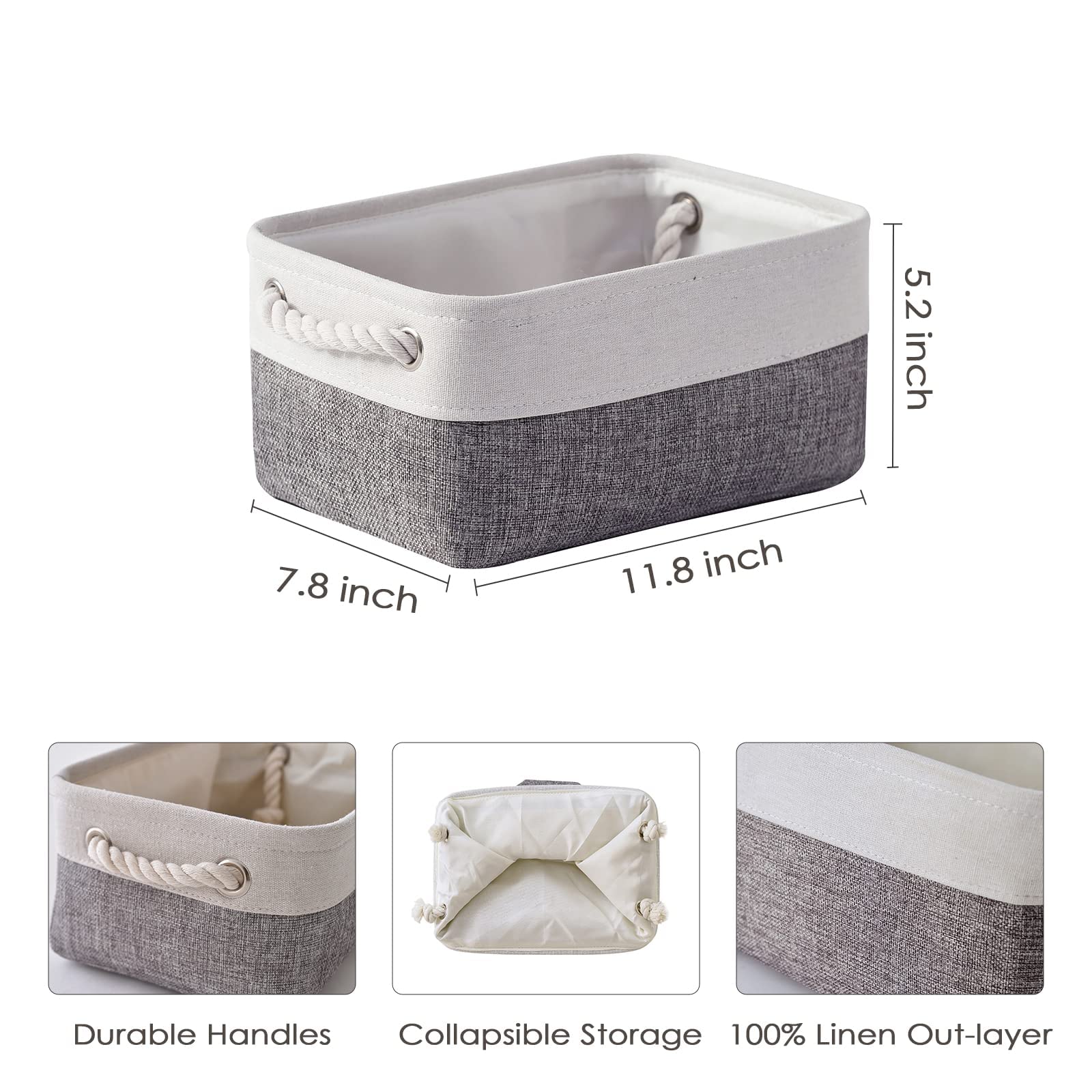 Organization and Storage Basket for Shelves